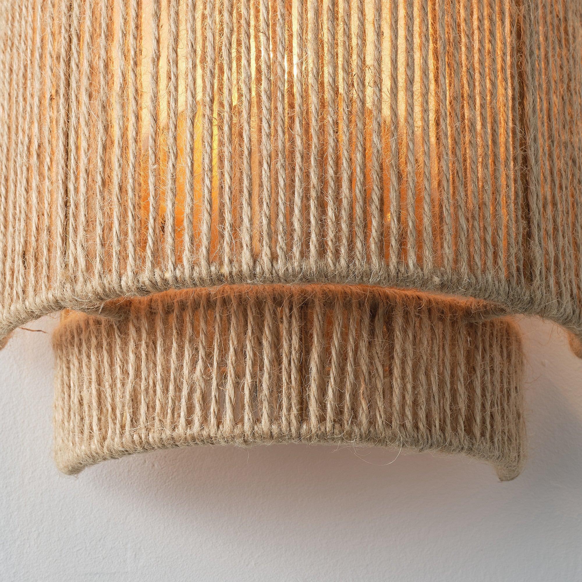 Parrot Uncle 1-Light Farmhouse Rattan Wall Sconce Lighting (BBB9222-1) - Image 7