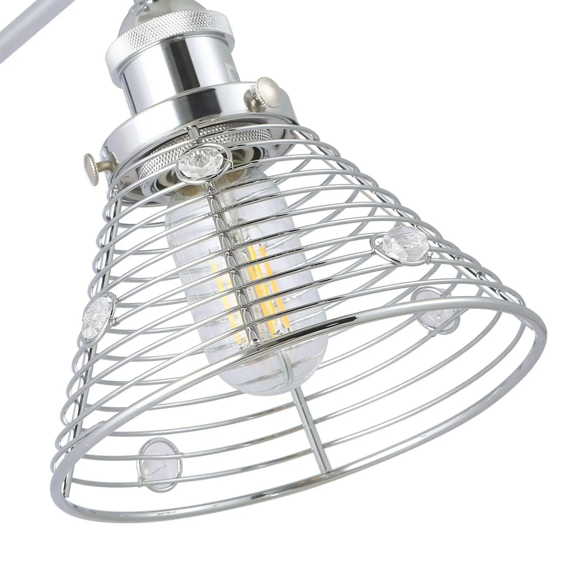Parrot Uncle 1-Light Modern Silver Wall Scone Light (W2207110V) - Image 17