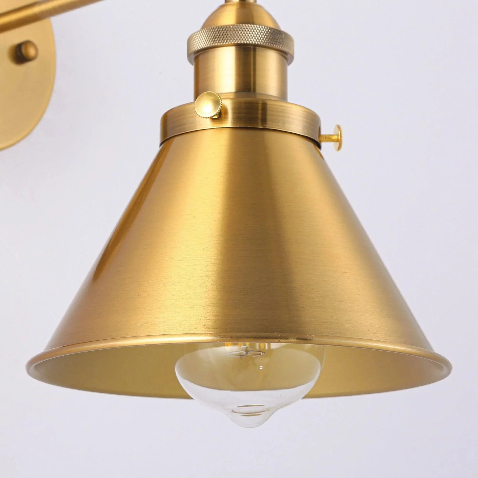 Parrot Uncle 1-Light Rhem Brass Wall Sconce Light (BH11809110V) - Image 9