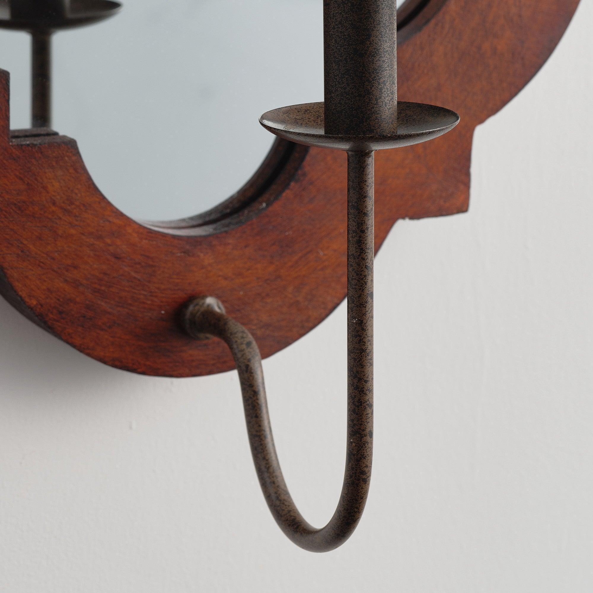 Parrot Uncle 1-Light Rustic Iron Wood Wall Sconce Lighting (BBB0108-1) - Image 10