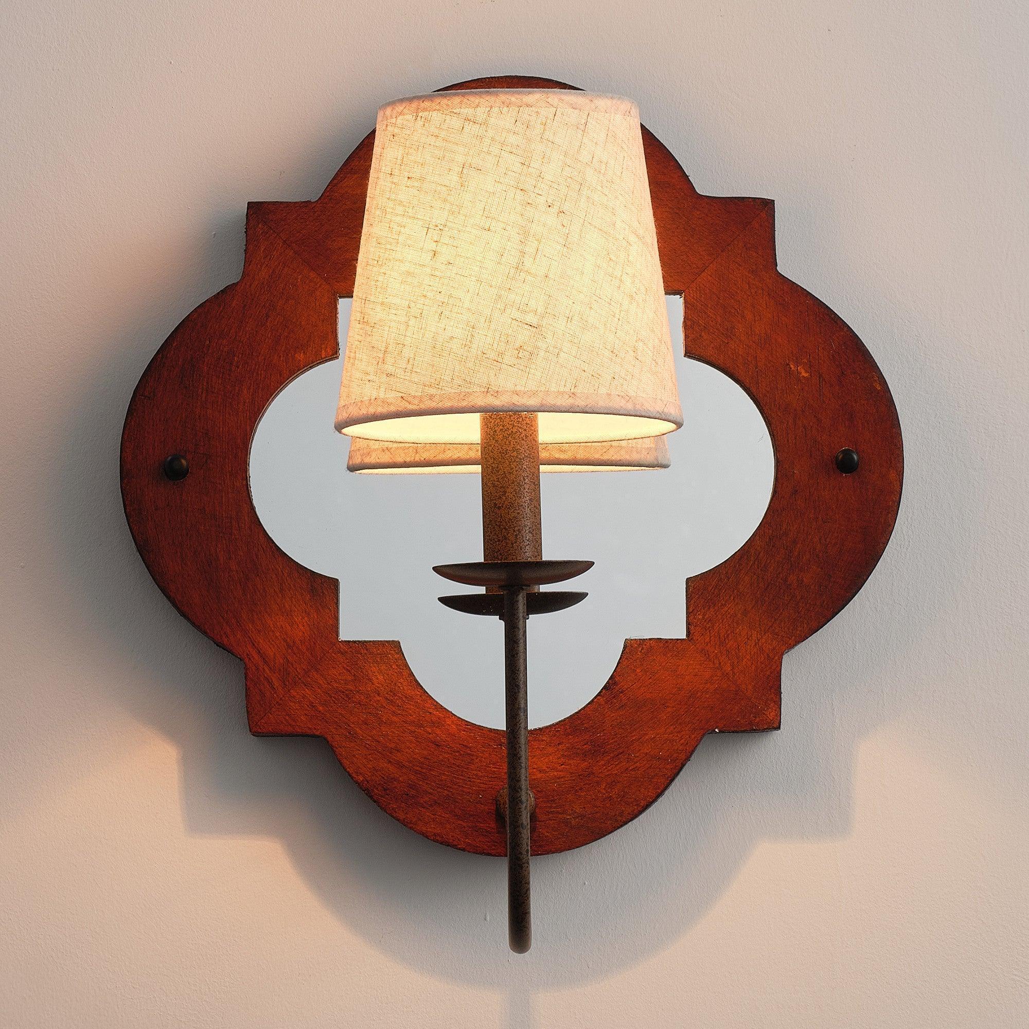 Parrot Uncle 1-Light Rustic Iron Wood Wall Sconce Lighting (BBB0108-1) - Image 6