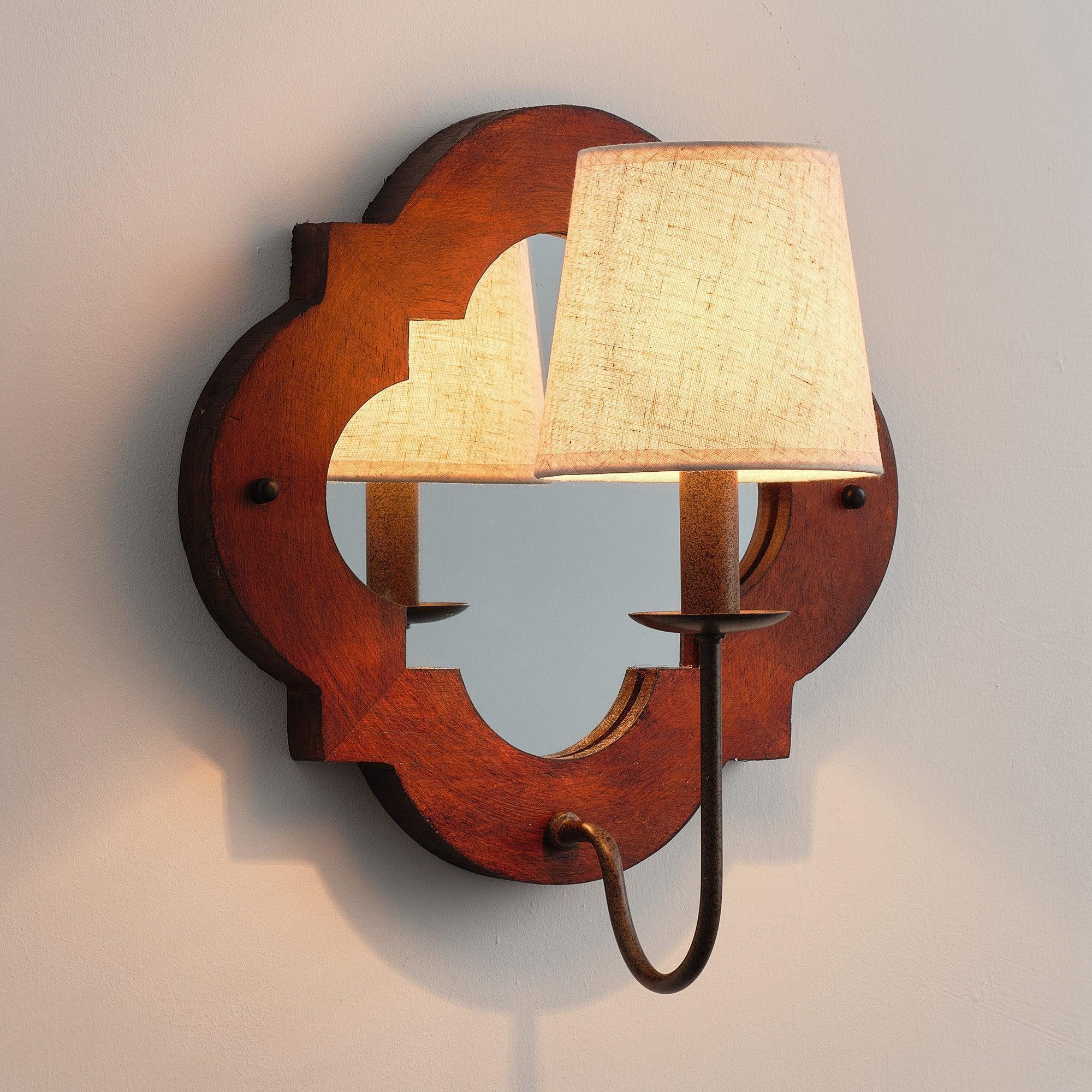 Parrot Uncle 1-Light Rustic Iron Wood Wall Sconce Lighting (BBB0108-1) - Image 7