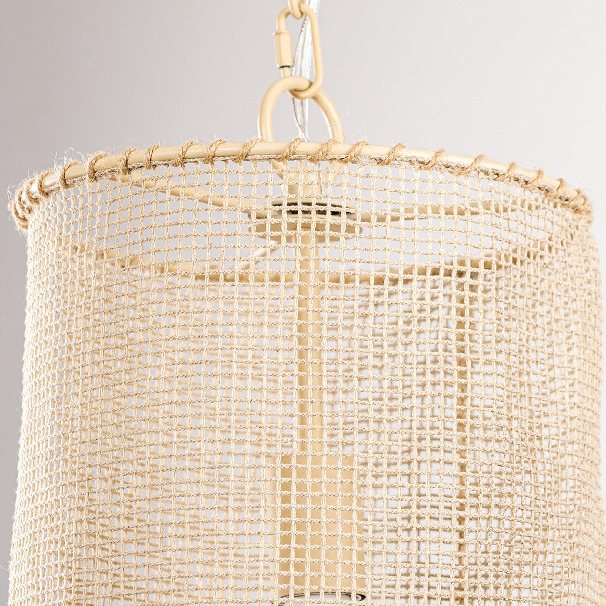 Parrot Uncle 1-Light Wooden Beads Farmhouse Beige Dry Rated Island Pendant Lighting (BBW9747-1) - Image 3