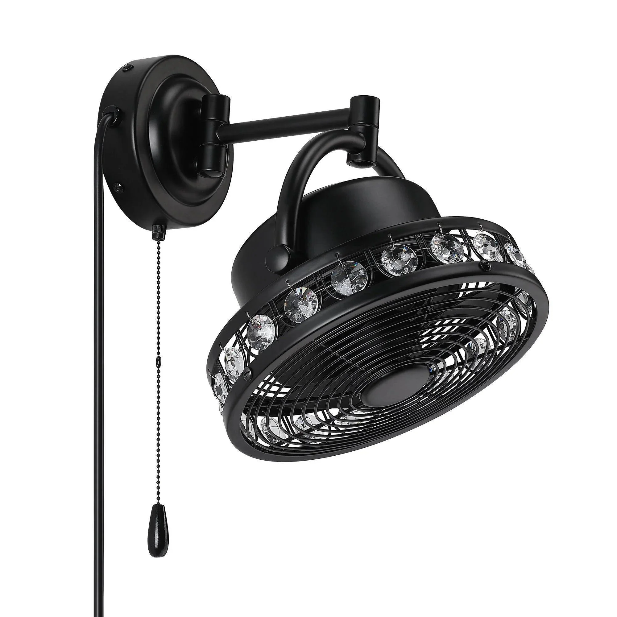 Parrot Uncle 10-Inch Modern Small Ceiling Fan with Pull Chain - Image 5