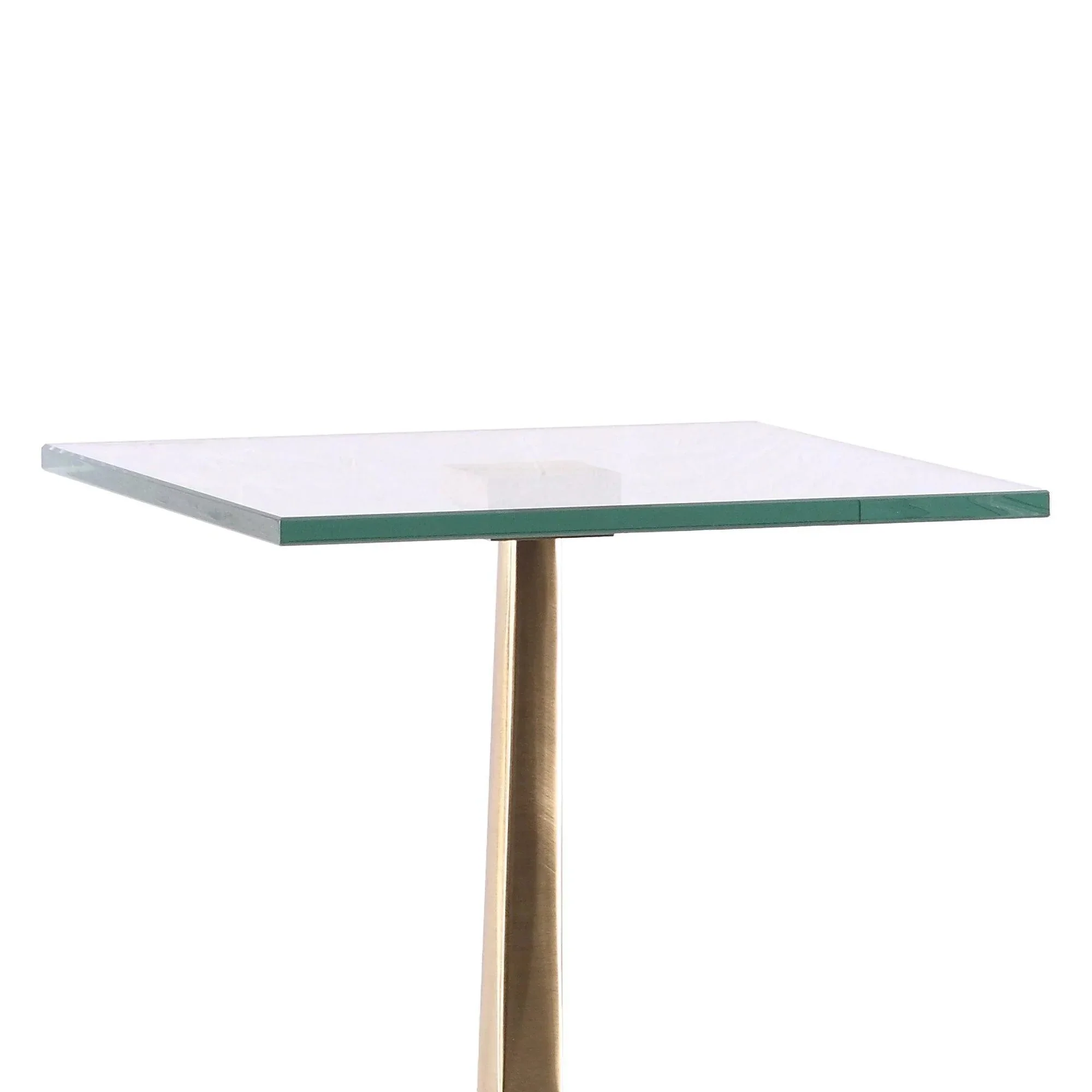 Parrot Uncle 11-Inch Square Side Table with Marble Base (EG-24-302) - Image 4