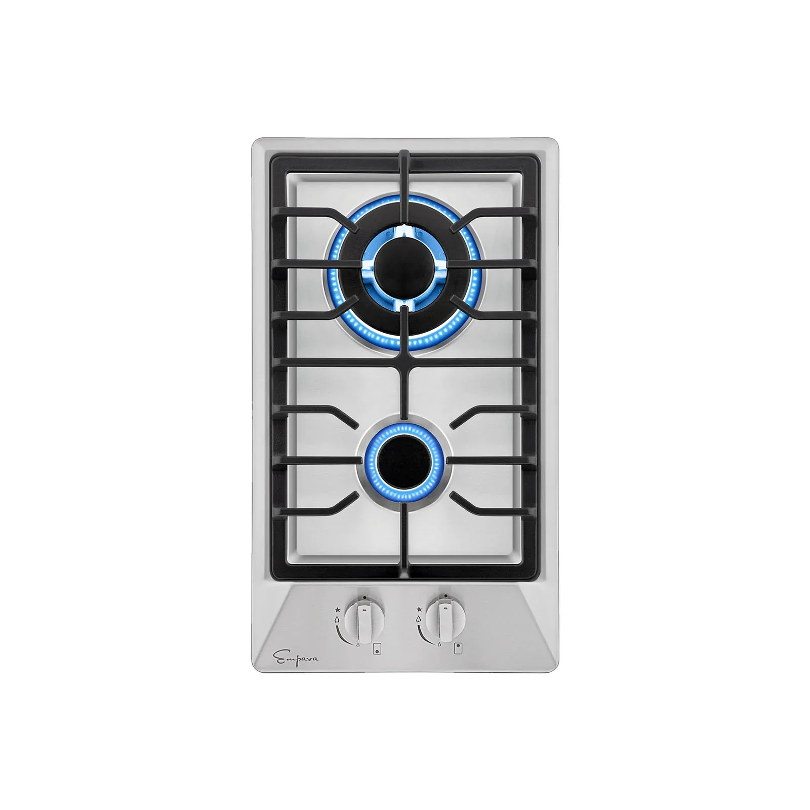 Empava 12-Inch Natural Gas Cooktop in Stainless Steel (EMPV-12GC29) - Image 3