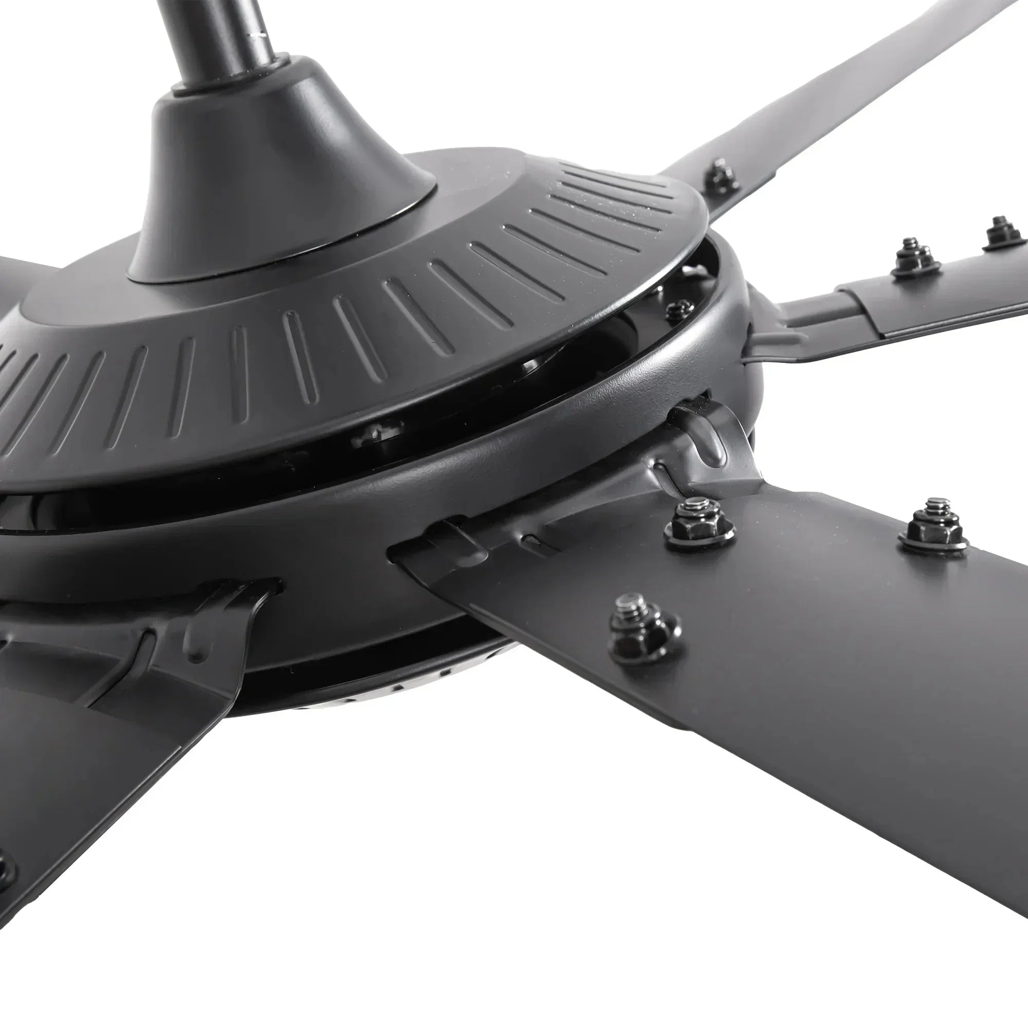 Parrot Uncle 120-Inch HVLS Fan Jupiter Industrial Aluminum Extra Large Ceiling Fan with Remote Control (F8004BK) - Image 12