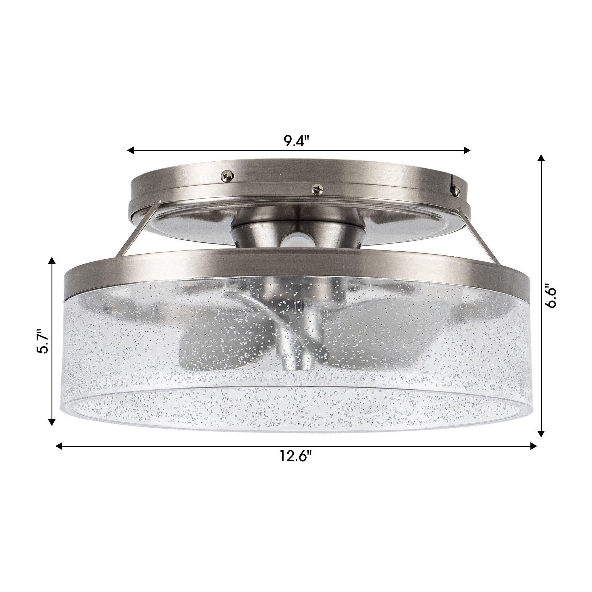 Parrot Uncle 13-Inch Flush Mount Reversible Ceiling Fan with Lighting and Remote Control (F8299110V) - Image 11