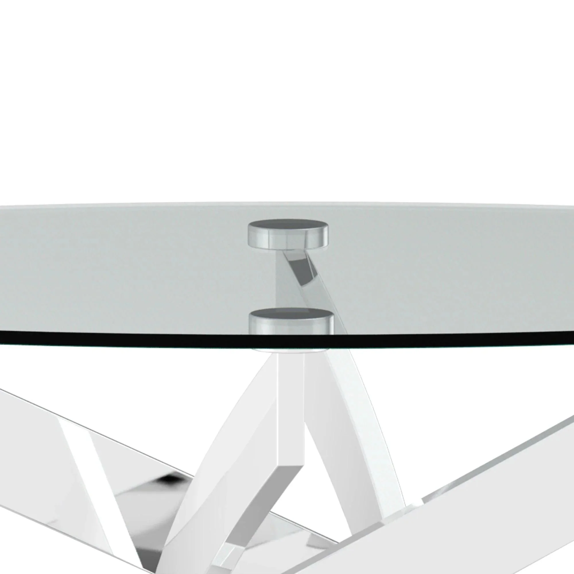 Parrot Uncle 17-Inch H Contemporary Glass Coffee Table in Living Room, Bedroom (CM4241C-PU) - Image 7