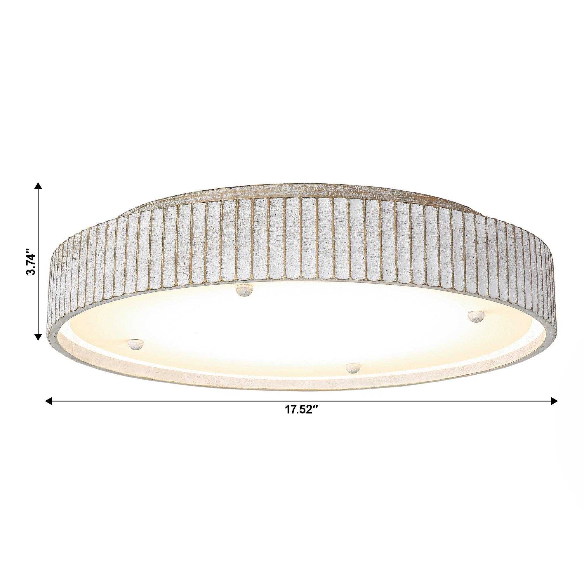 Parrot Uncle 18-Inch White Modern Flush Mount LED Light (BBD3012) - Image 10