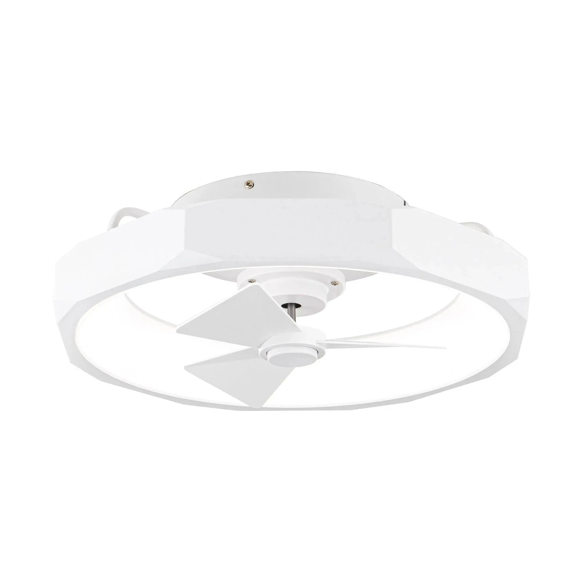Parrot Uncle 19-Inch Britton Flush Mount Reversible Ceiling Fan with Remote Control - Image 11