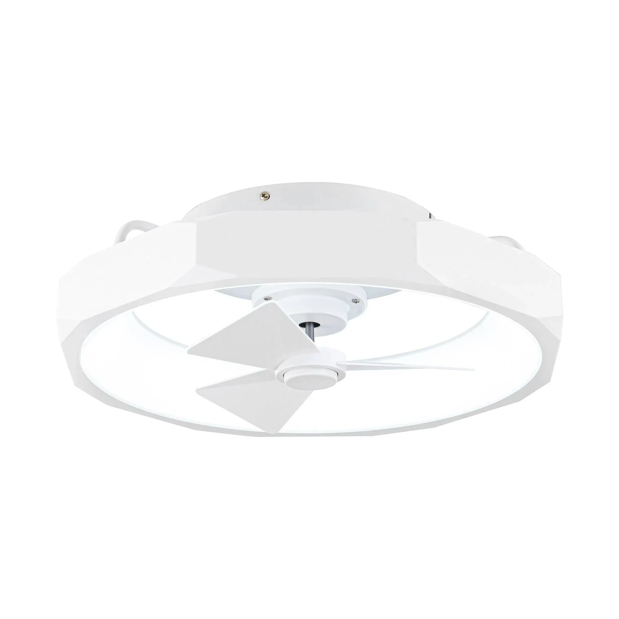 Parrot Uncle 19-Inch Britton Flush Mount Reversible Ceiling Fan with Remote Control - Image 16