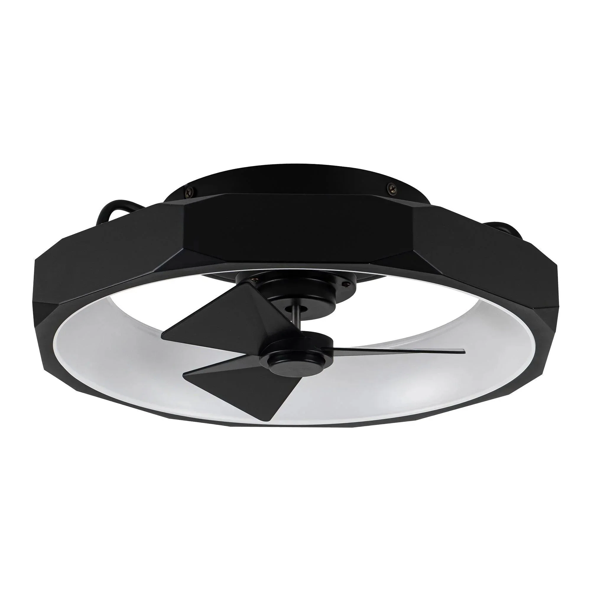 Parrot Uncle 19-Inch Britton Flush Mount Reversible Ceiling Fan with Remote Control - Image 6