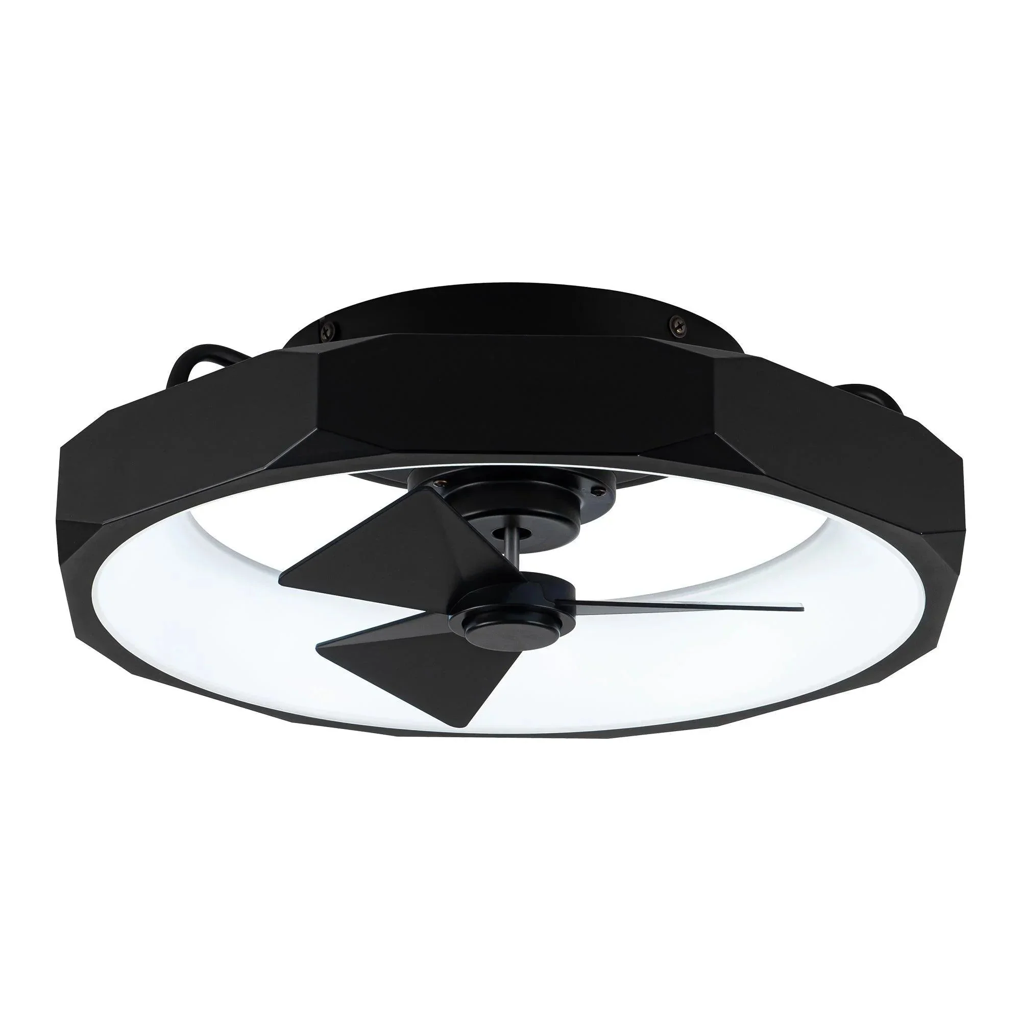 Parrot Uncle 19-Inch Britton Flush Mount Reversible Ceiling Fan with Remote Control - Image 7