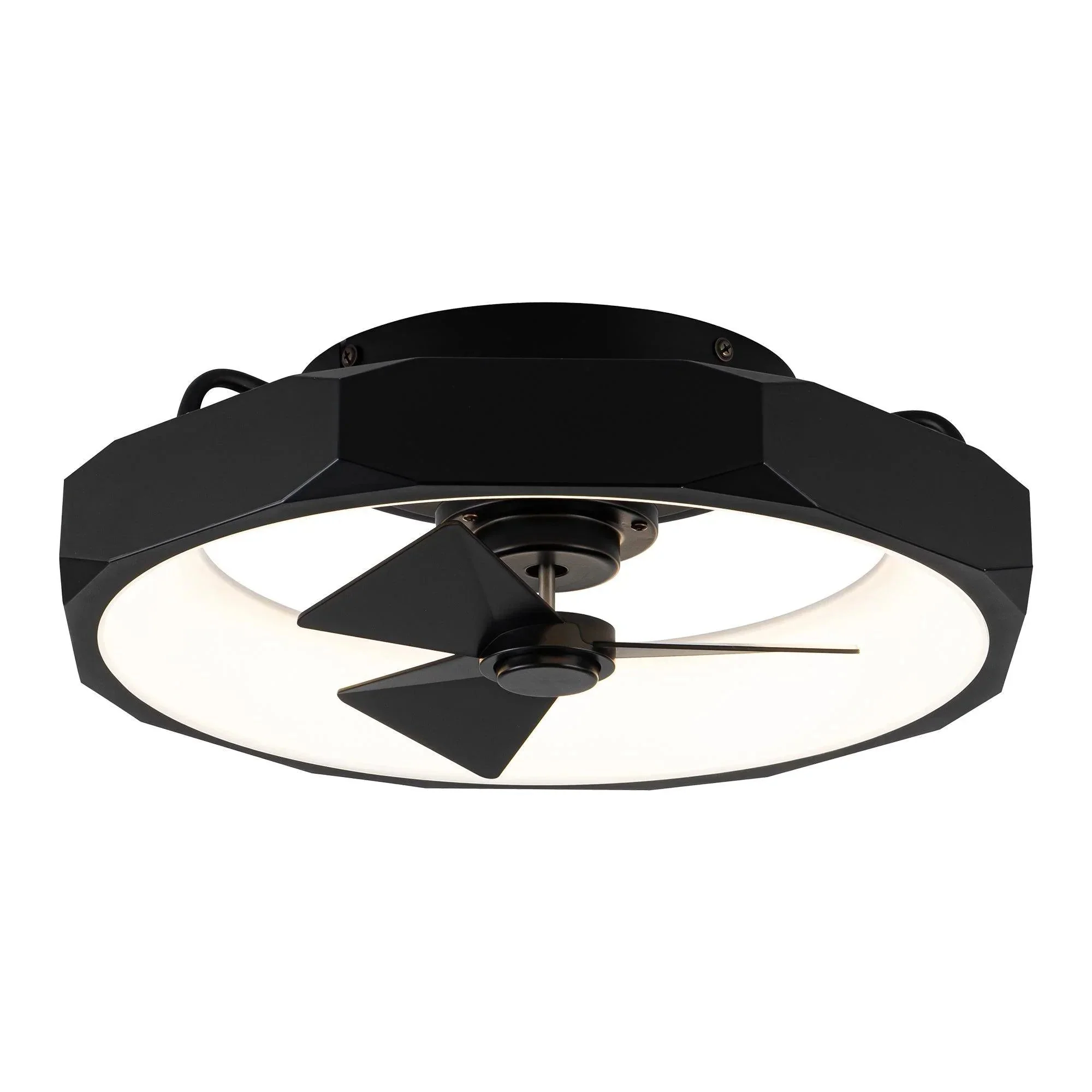 Parrot Uncle 19-Inch Britton Flush Mount Reversible Ceiling Fan with Remote Control - Image 8