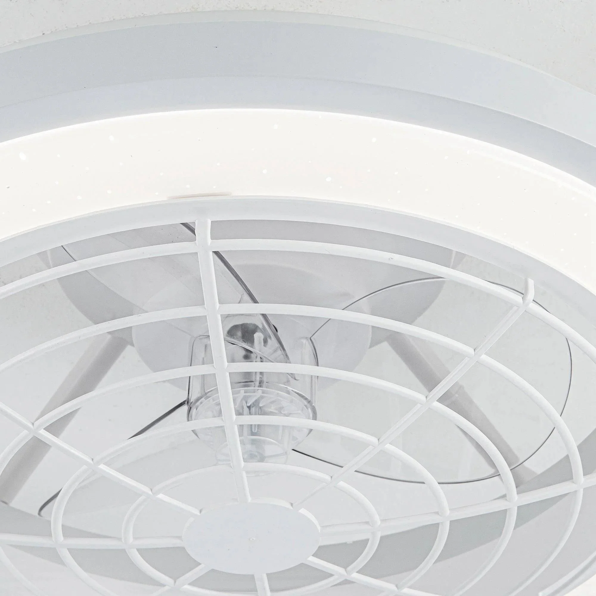 Parrot Uncle 20-Inch Ikon Modern DC Motor Flush Mount Reversible Ceiling Fan with Lighting and Remote Control (F8308110V) - Image 13