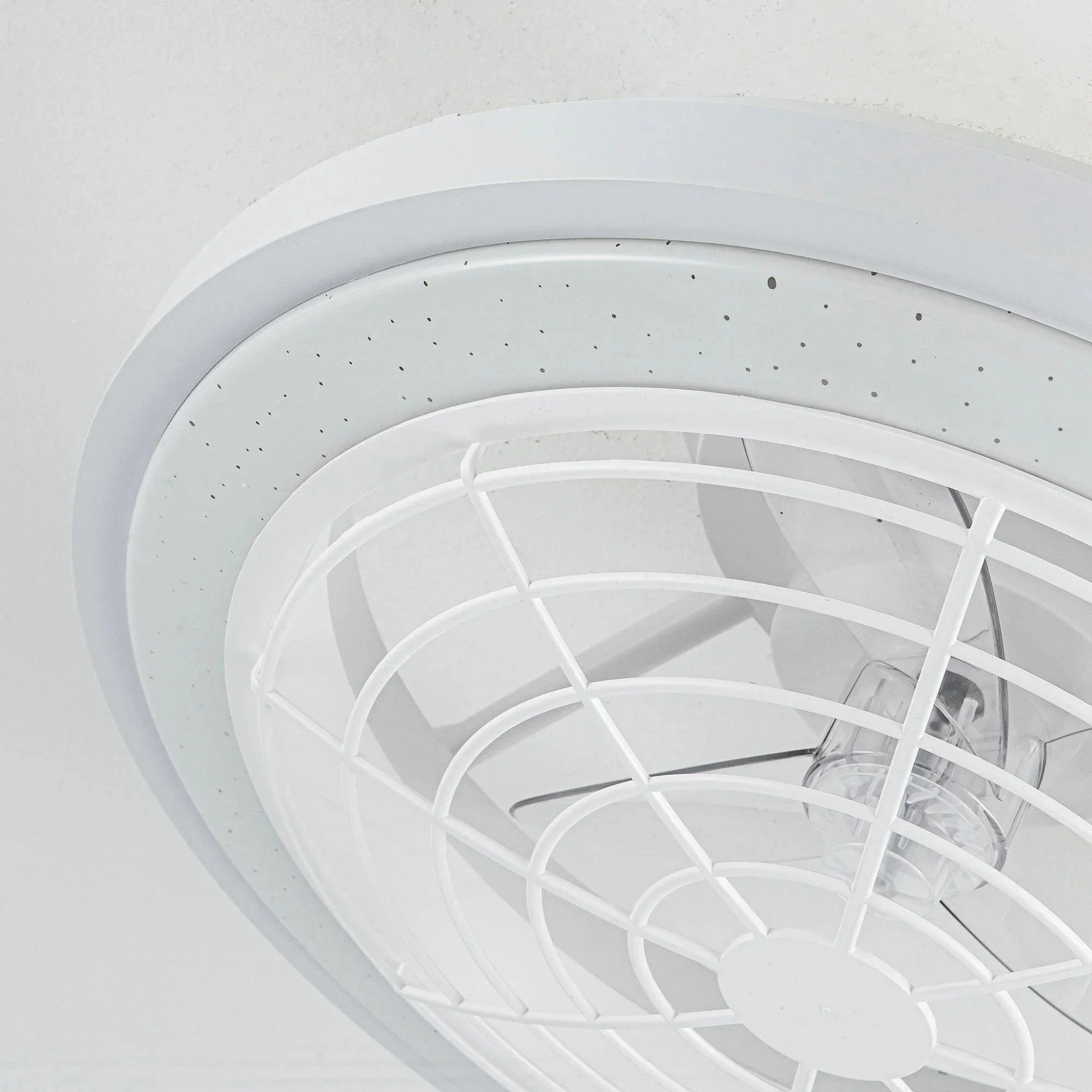 Parrot Uncle 20-Inch Ikon Modern DC Motor Flush Mount Reversible Ceiling Fan with Lighting and Remote Control (F8308110V) - Image 3