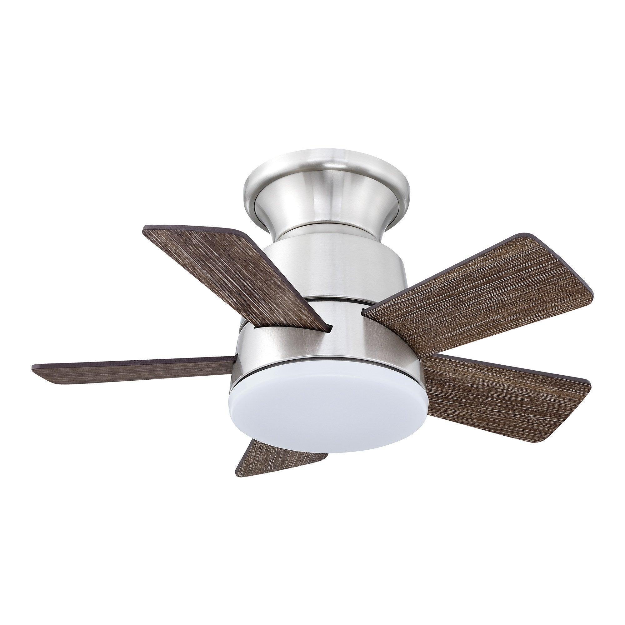 Parrot Uncle 24-Inch Farmhouse Flush Mount Reversible Iron Ceiling Fan with Lighting and Remote Control - Image 18