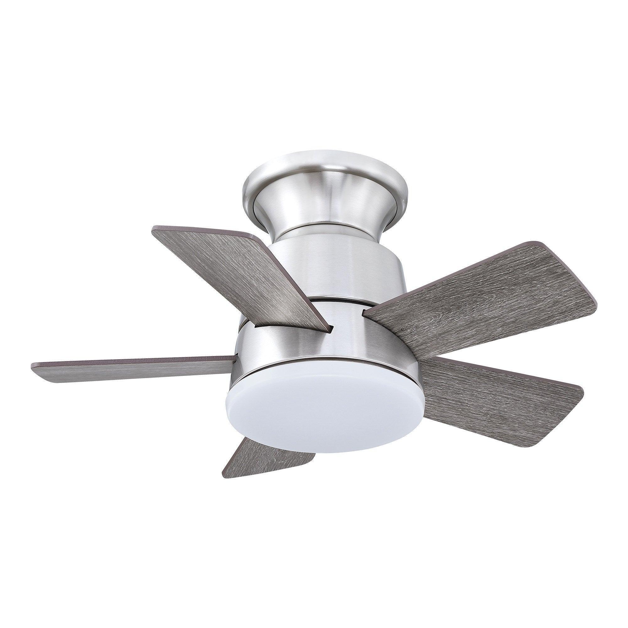Parrot Uncle 24-Inch Farmhouse Flush Mount Reversible Iron Ceiling Fan with Lighting and Remote Control - Image 19