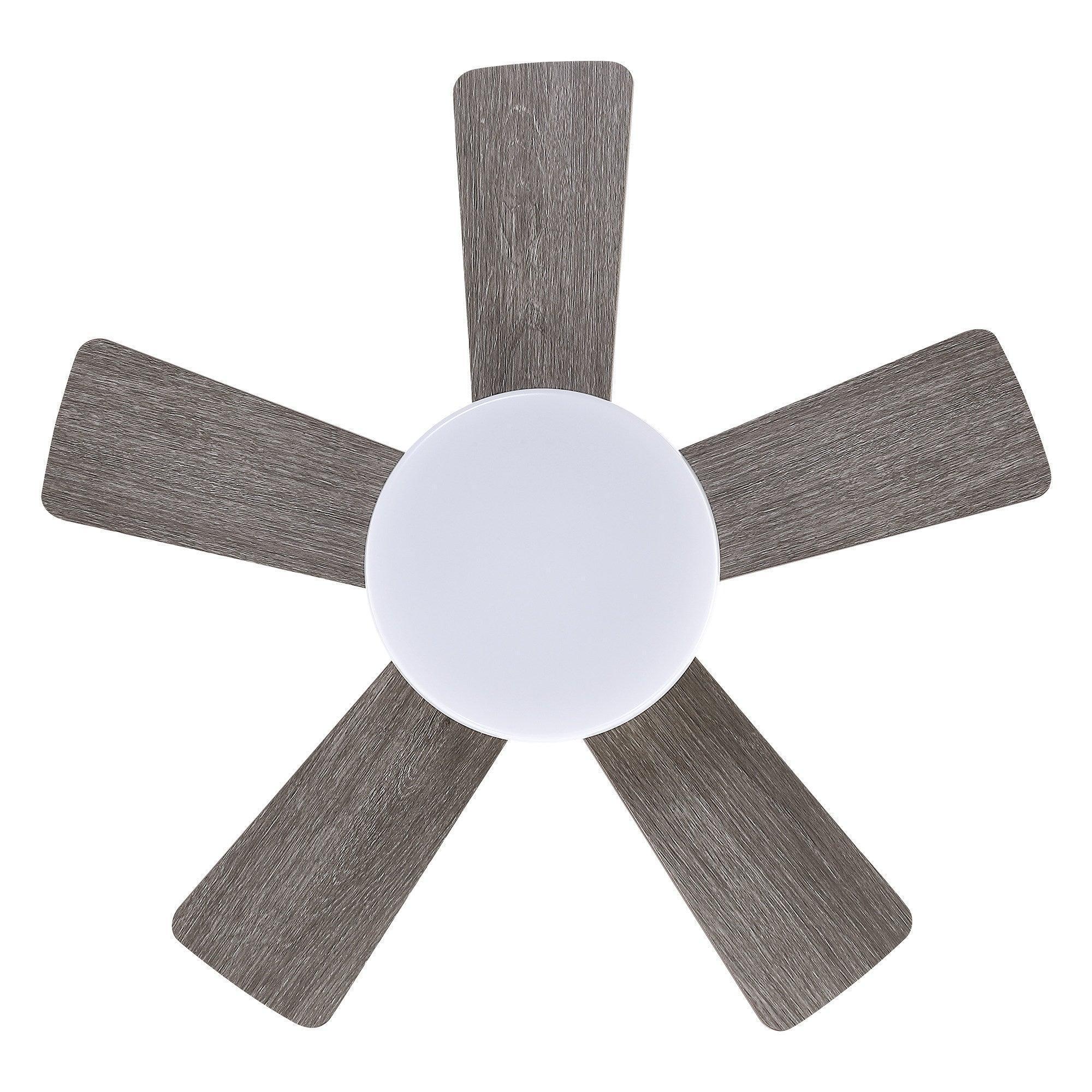 Parrot Uncle 24-Inch Farmhouse Flush Mount Reversible Iron Ceiling Fan with Lighting and Remote Control - Image 20