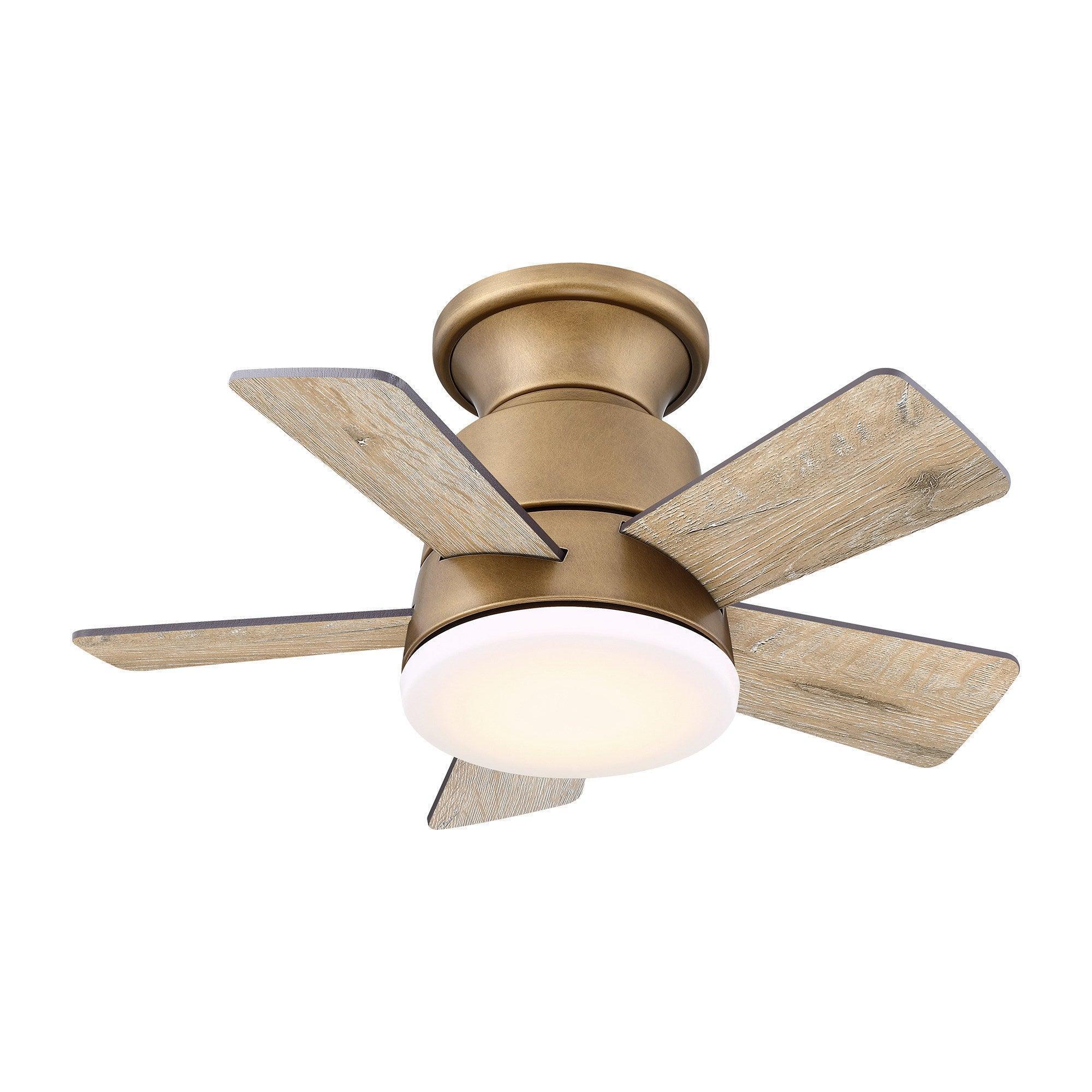 Parrot Uncle 24-Inch Farmhouse Flush Mount Reversible Iron Ceiling Fan with Lighting and Remote Control - Image 29