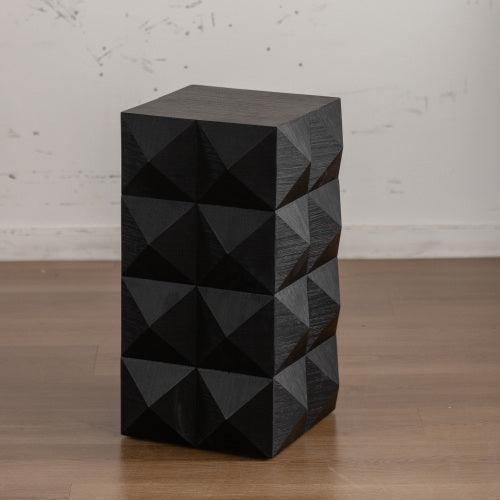 Parrot Uncle 24-Inch Three-Dimensional Embossed Pattern Design Retro Coffee Table MDF Retro Furniture - Image 17