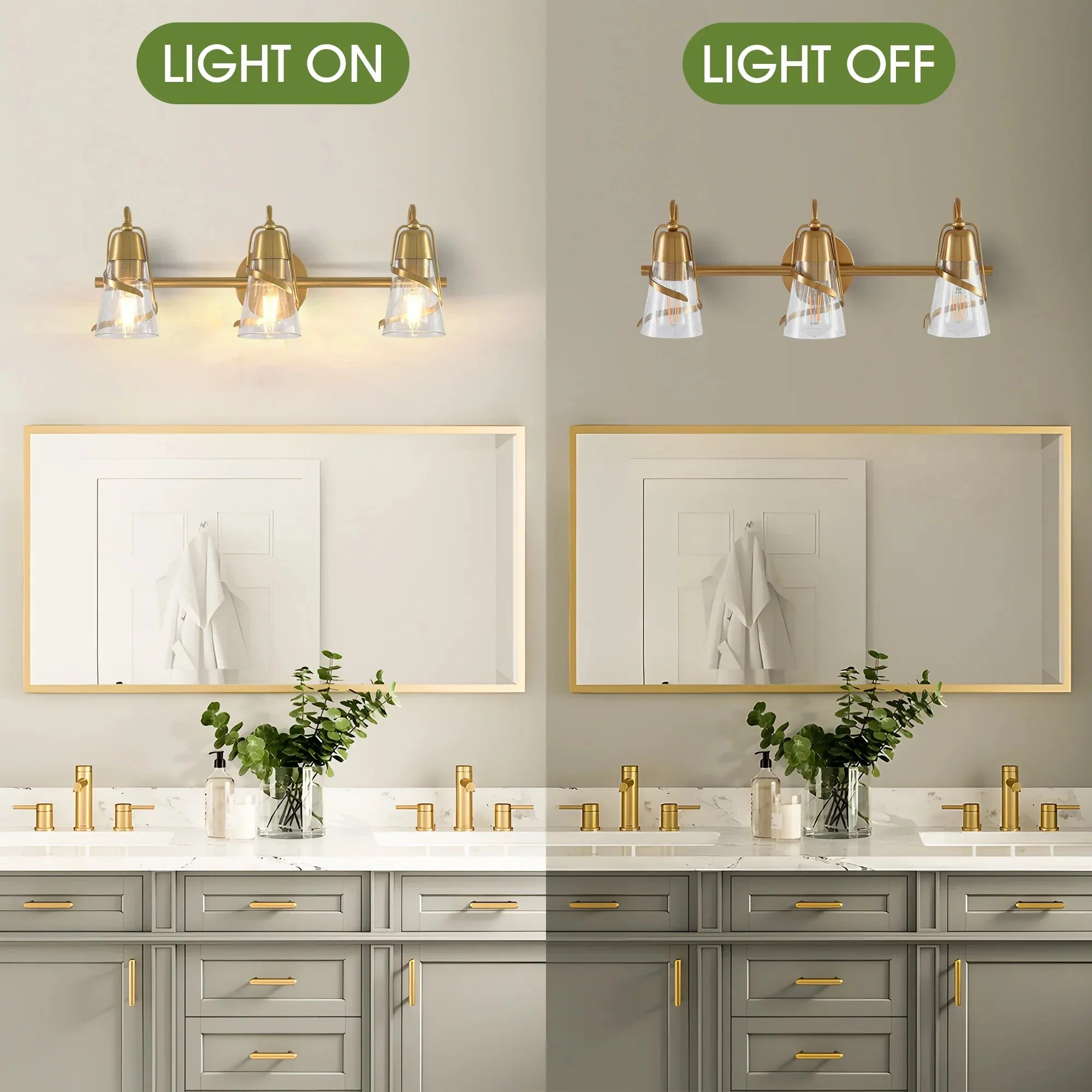 Parrot Uncle 24-Inch Payne 3-Light Mirror Vanity Light (W3004) - Image 7