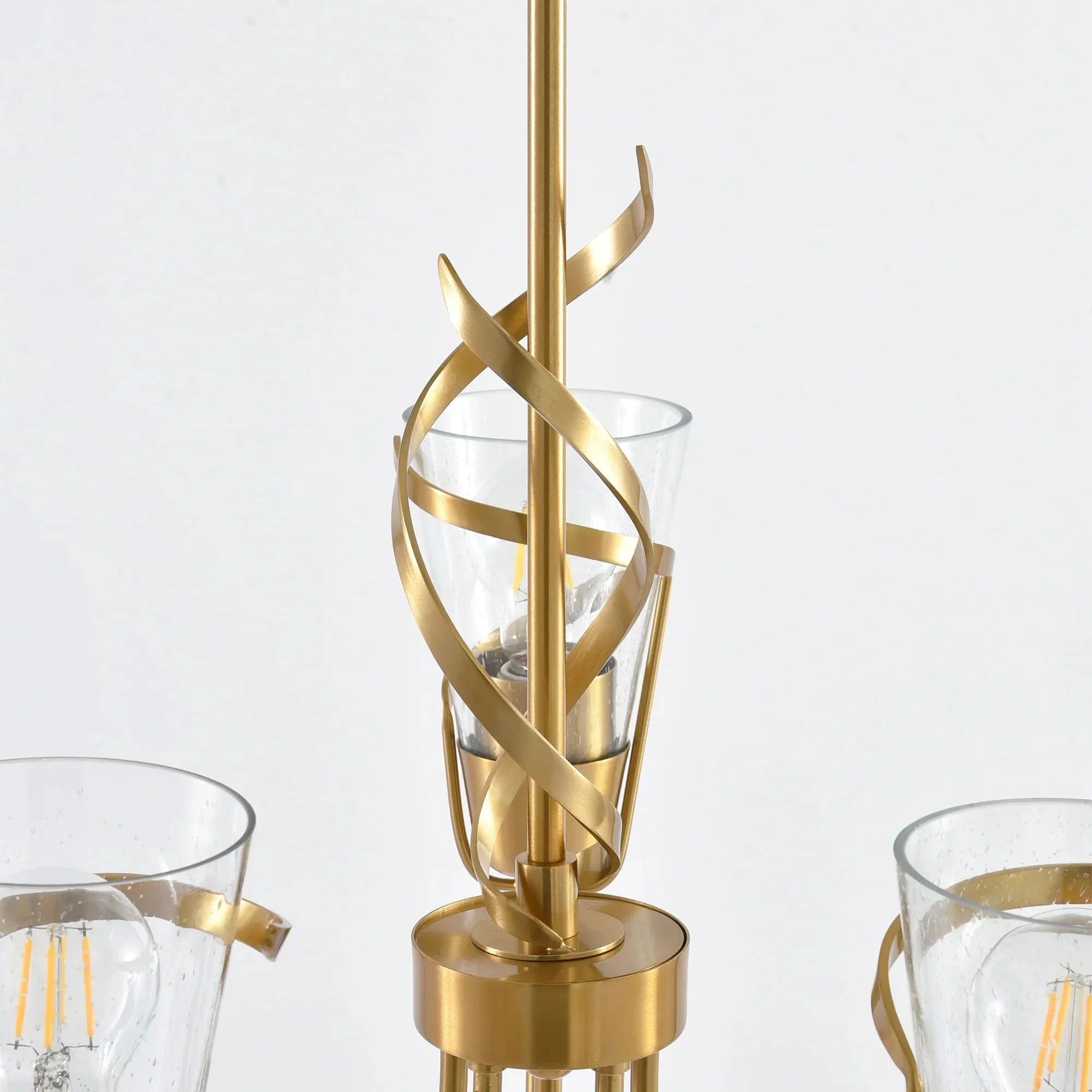 Parrot Uncle 26-Inch Uriah 5-Light Golden Chandelier (D3019) - Image 8