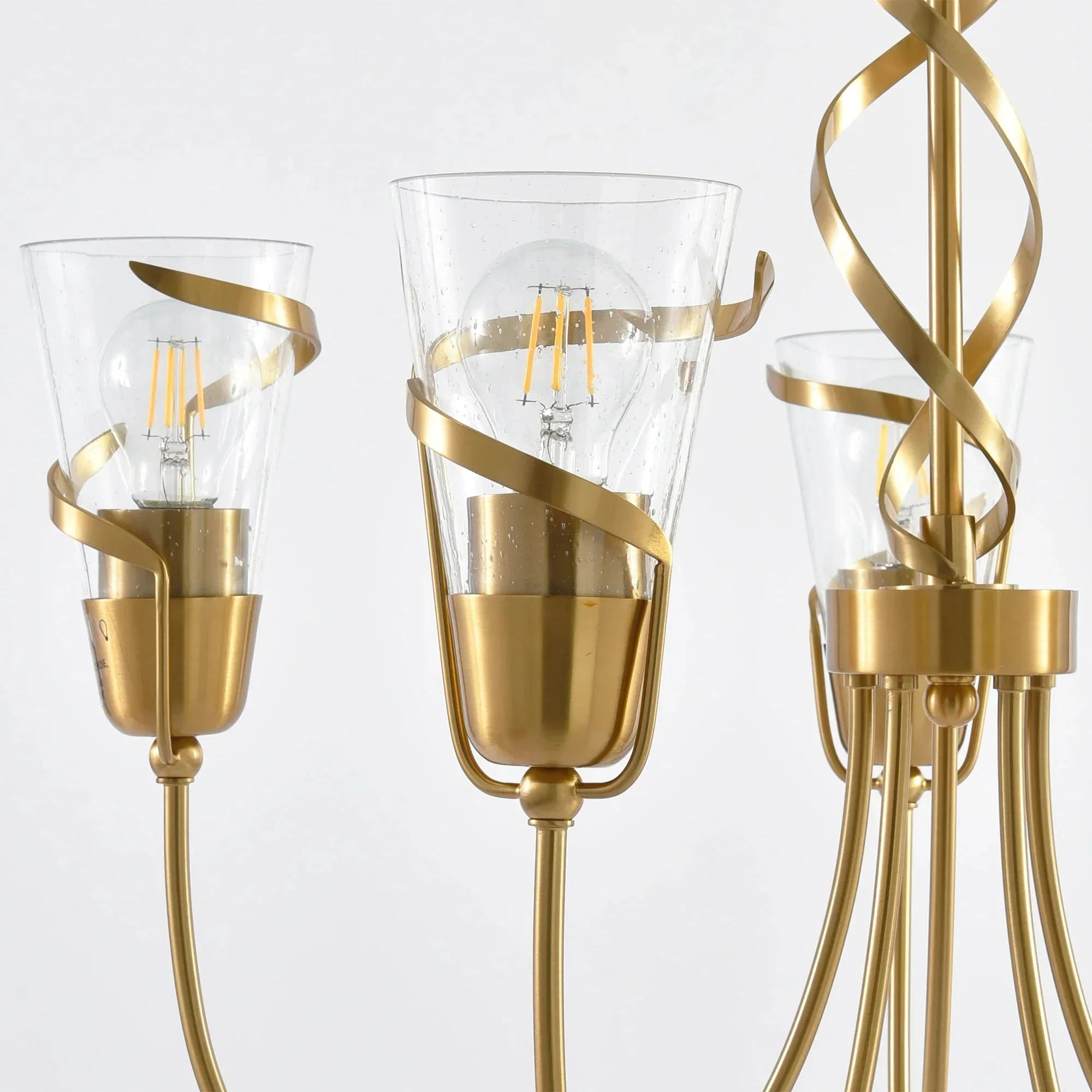 Parrot Uncle 26-Inch Uriah 5-Light Golden Chandelier (D3019) - Image 9
