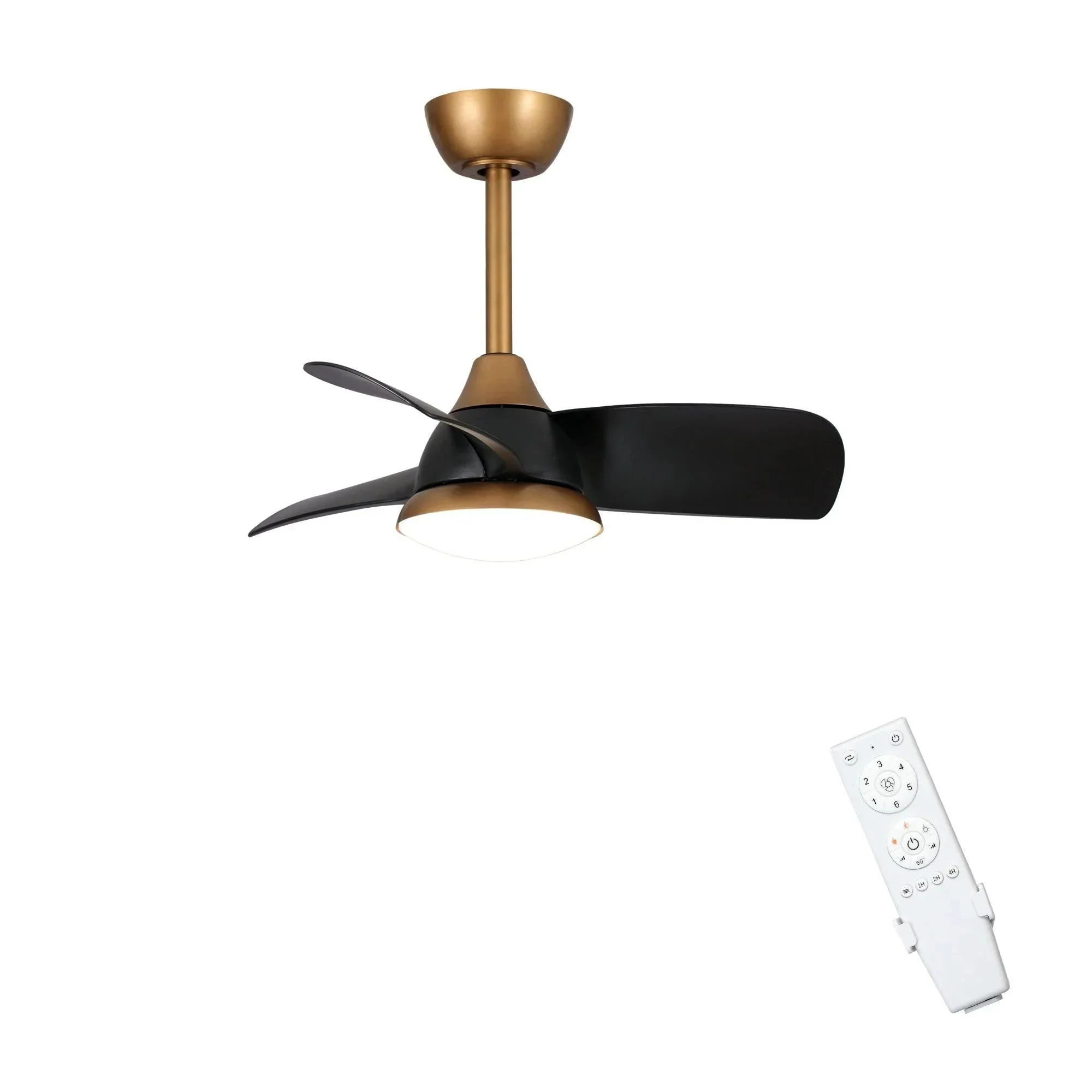Parrot Uncle 28-Inch Modern DC Motor Downrod Mount Reversible Ceiling Fan with LED Lighting and Remote Control - Image 14