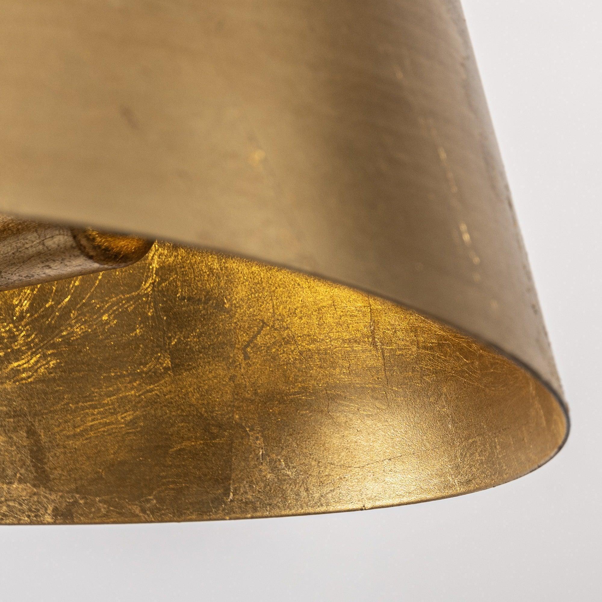 Parrot Uncle 3-Light Golden Semi Flush Mount Lighting (BBW9746-3) - Image 9