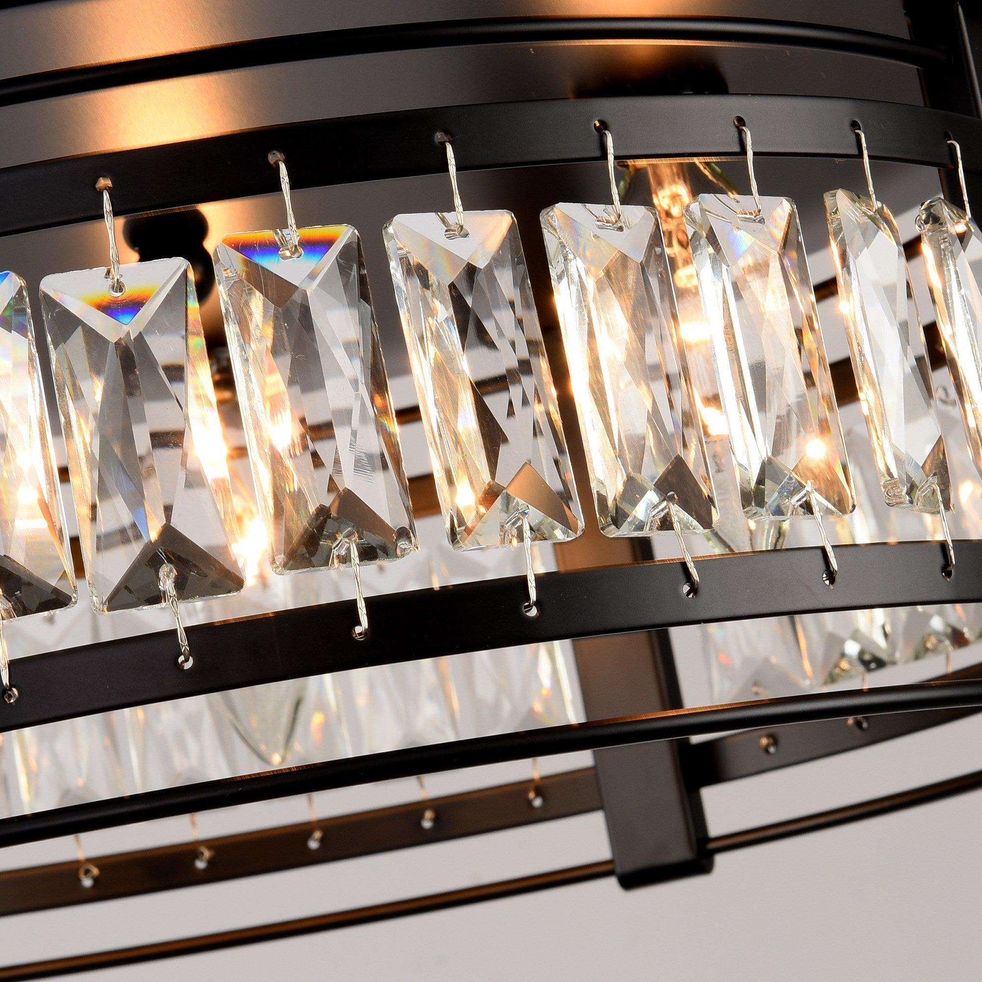 Parrot Uncle 3-Light Modern Crystal Flush Mount Ceiling Light (C2270110V) - Image 10