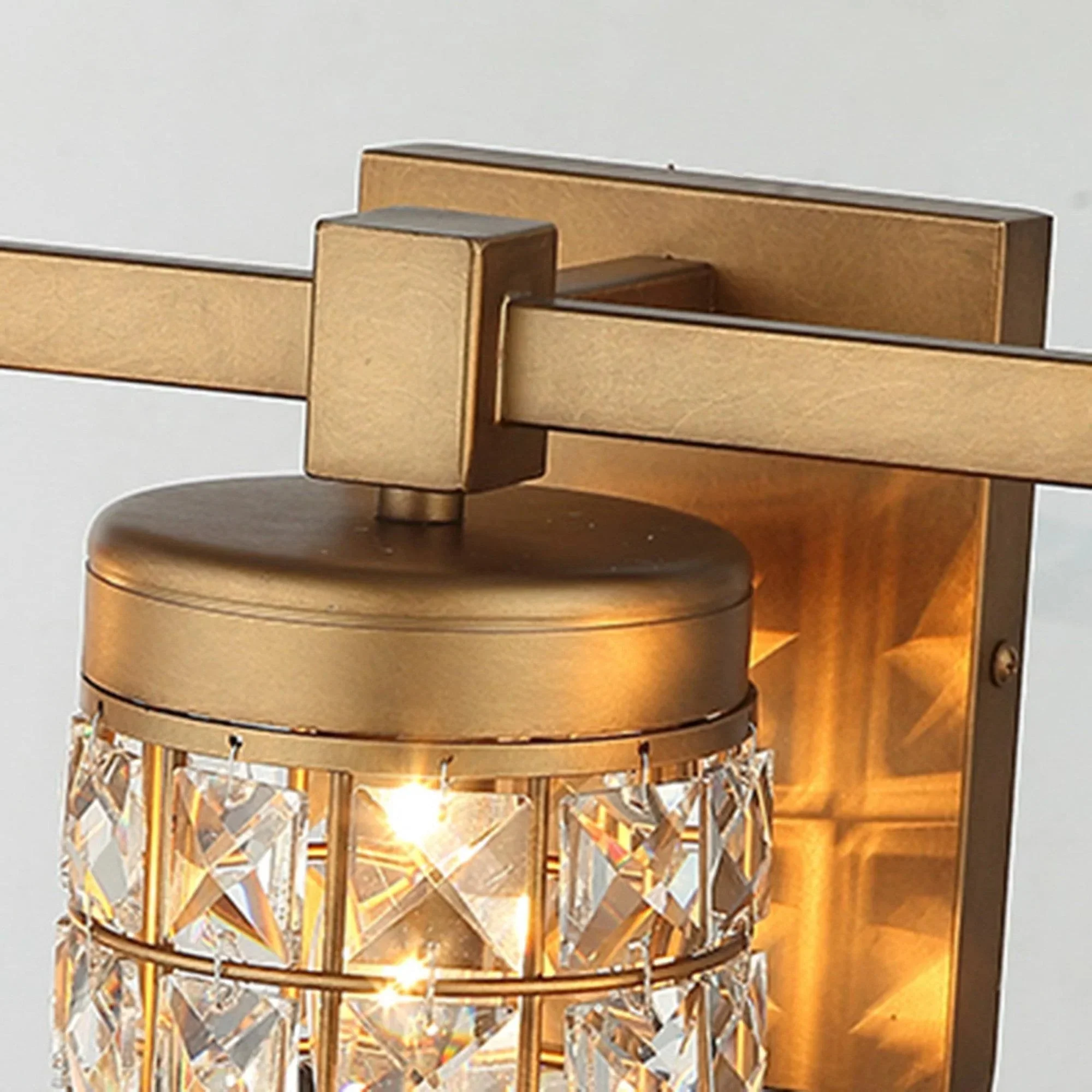 Parrot Uncle 3-Light Modern Golden Linear Vanity Lights Wall Light (HLW-27124-3GD) - Image 4