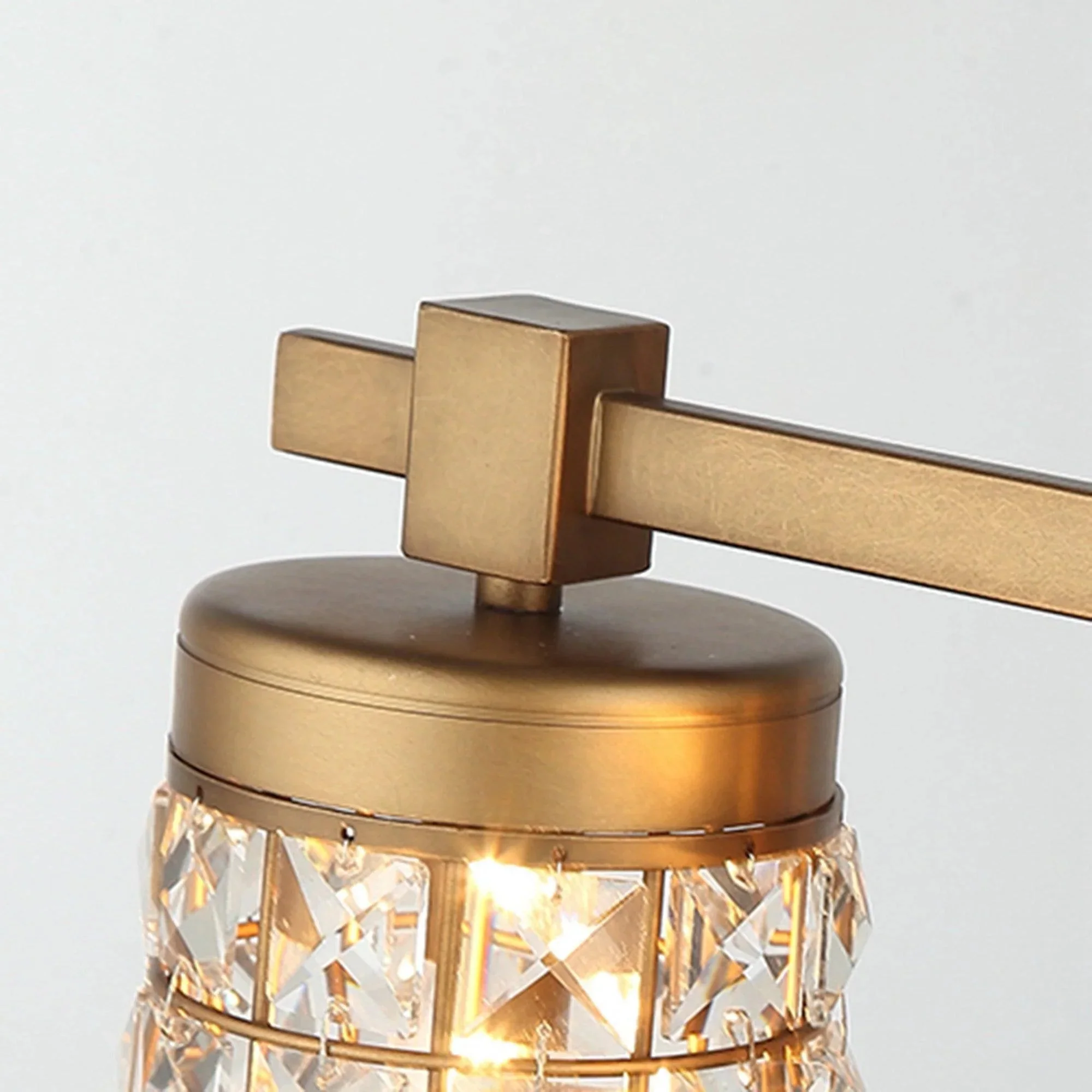 Parrot Uncle 3-Light Modern Golden Linear Vanity Lights Wall Light (HLW-27124-3GD) - Image 6
