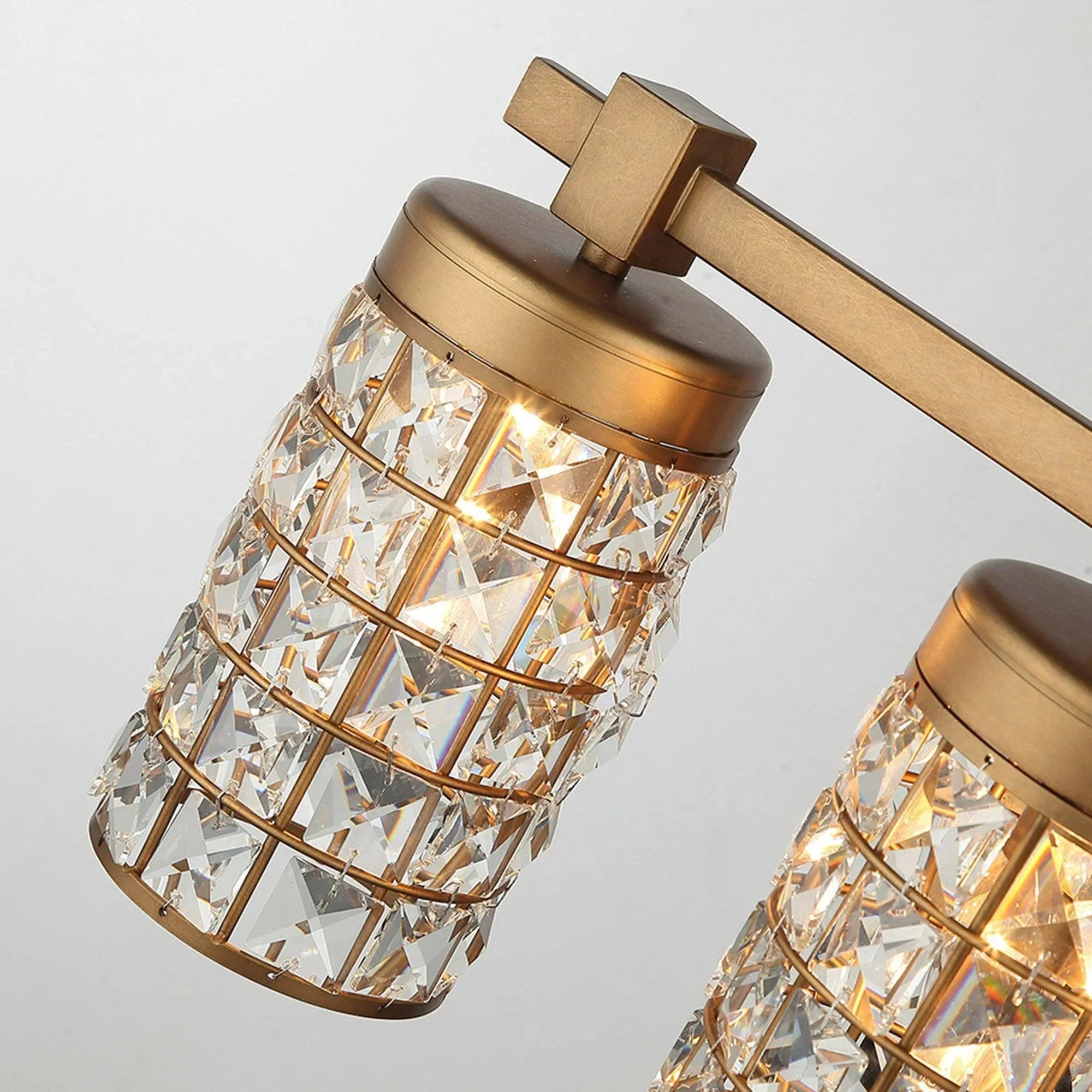 Parrot Uncle 3-Light Modern Golden Linear Vanity Lights Wall Light (HLW-27124-3GD) - Image 8