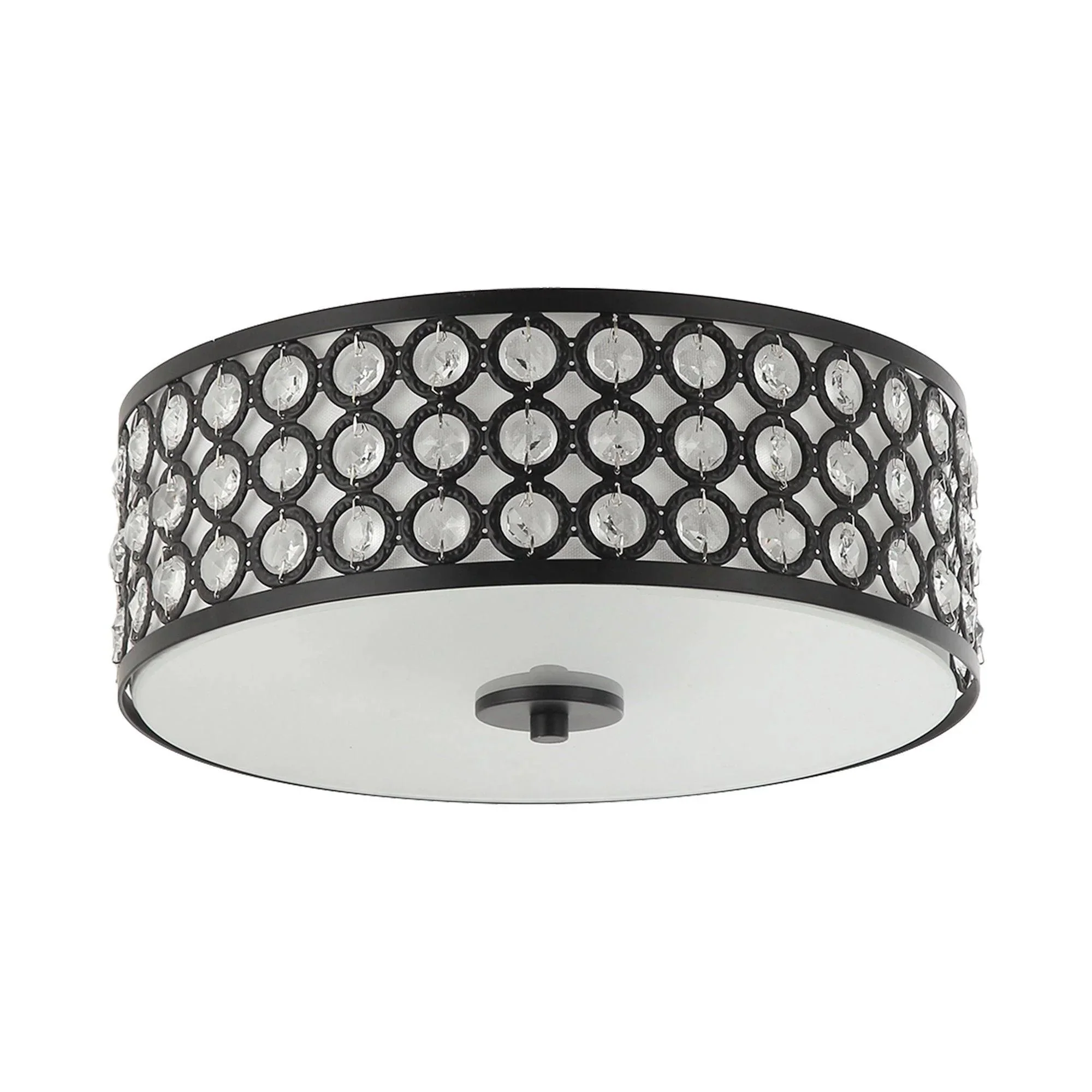 Parrot Uncle 3-Light Modern LED Flush Mount Light with Crystal (HLC-27232-3) - Image 10