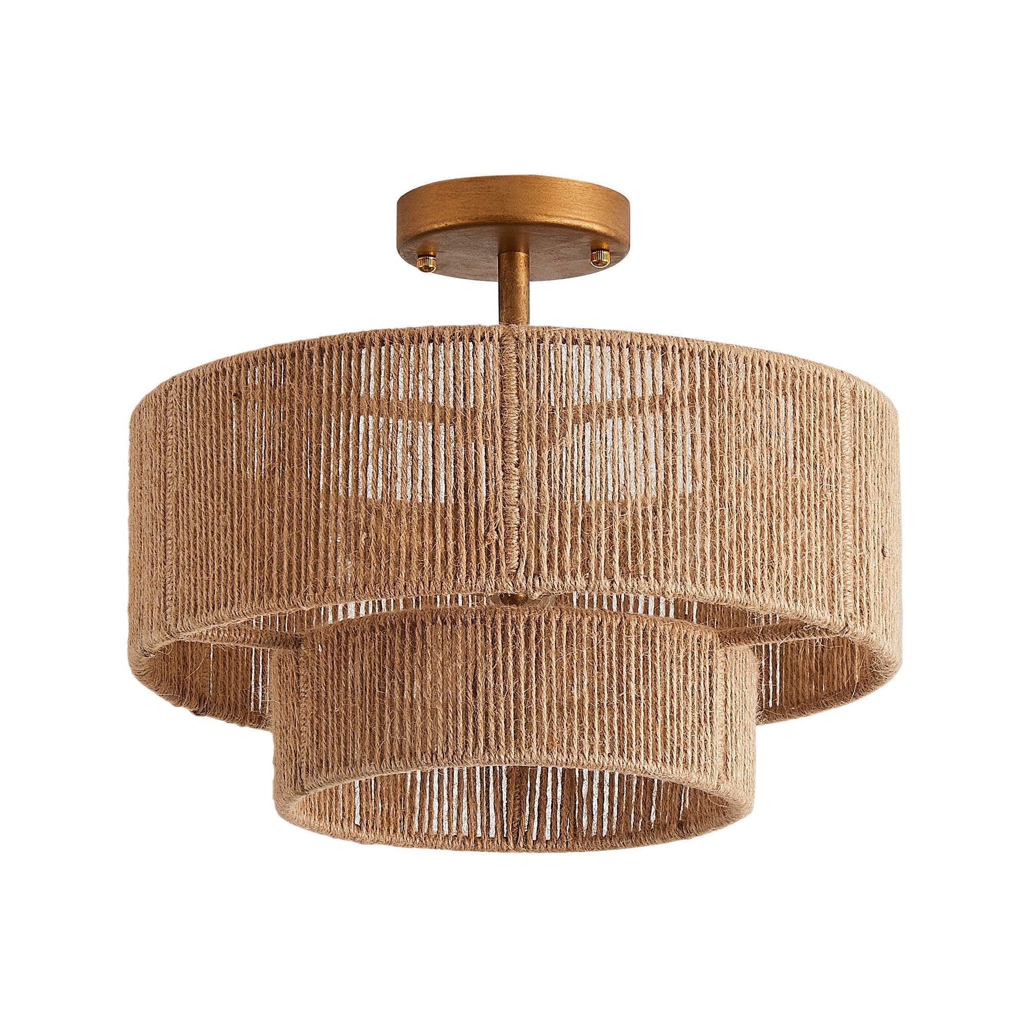 Parrot Uncle 3-Light Traditional Farmhouse Wabi-Sabi Flush Mount Light (BBW9513-3110V) - Image 10
