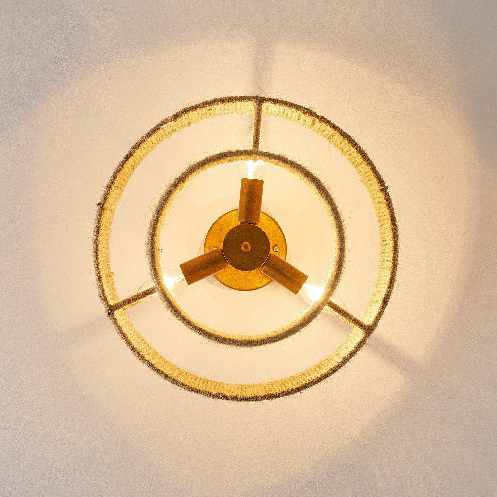 Parrot Uncle 3-Light Traditional Farmhouse Wabi-Sabi Flush Mount Light (BBW9513-3110V) - Image 5