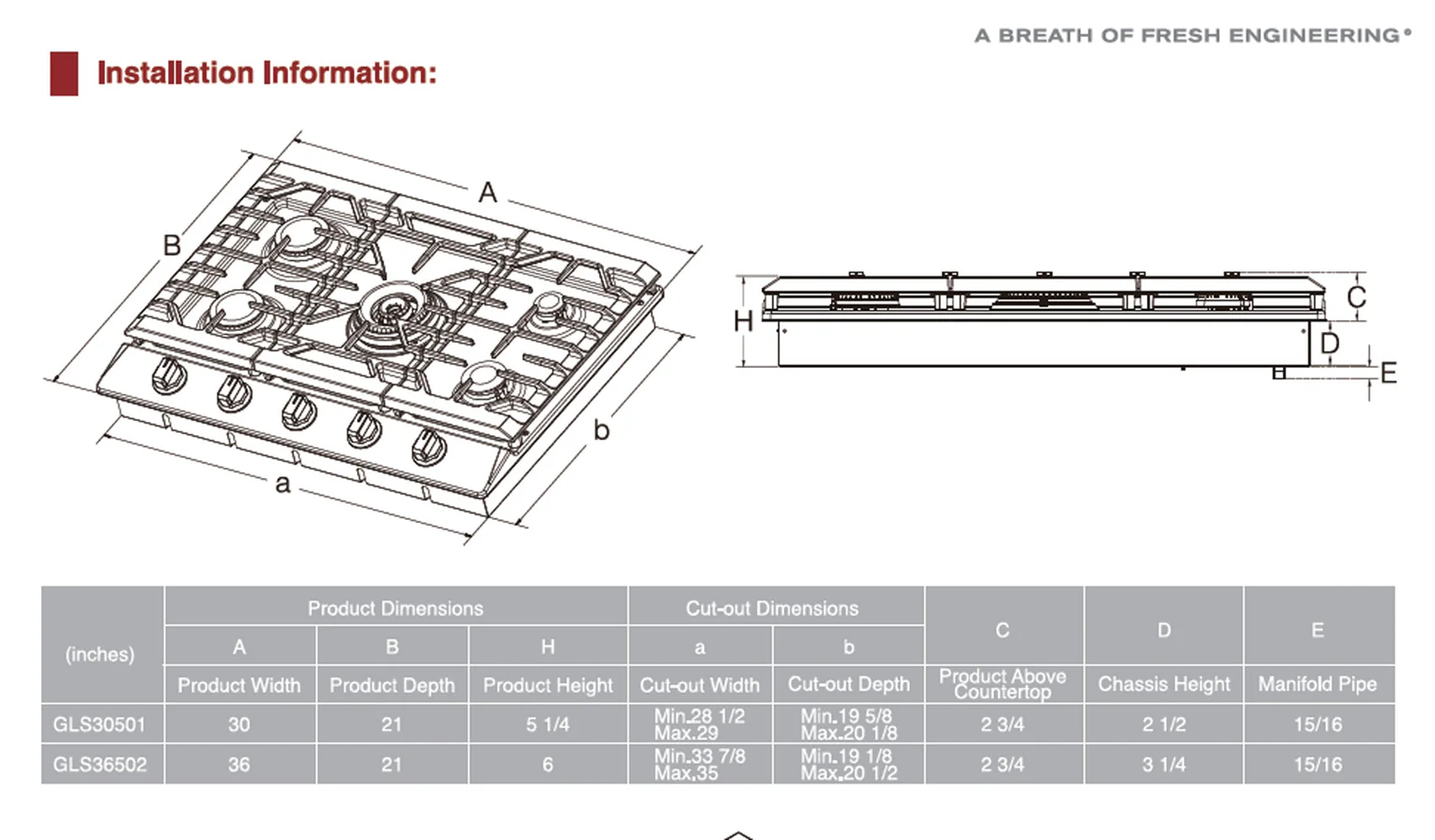 Fotile Tri-Ring Gas Cooktop in Stainless Steel (GLS30501 / GLS36502) - Image 7