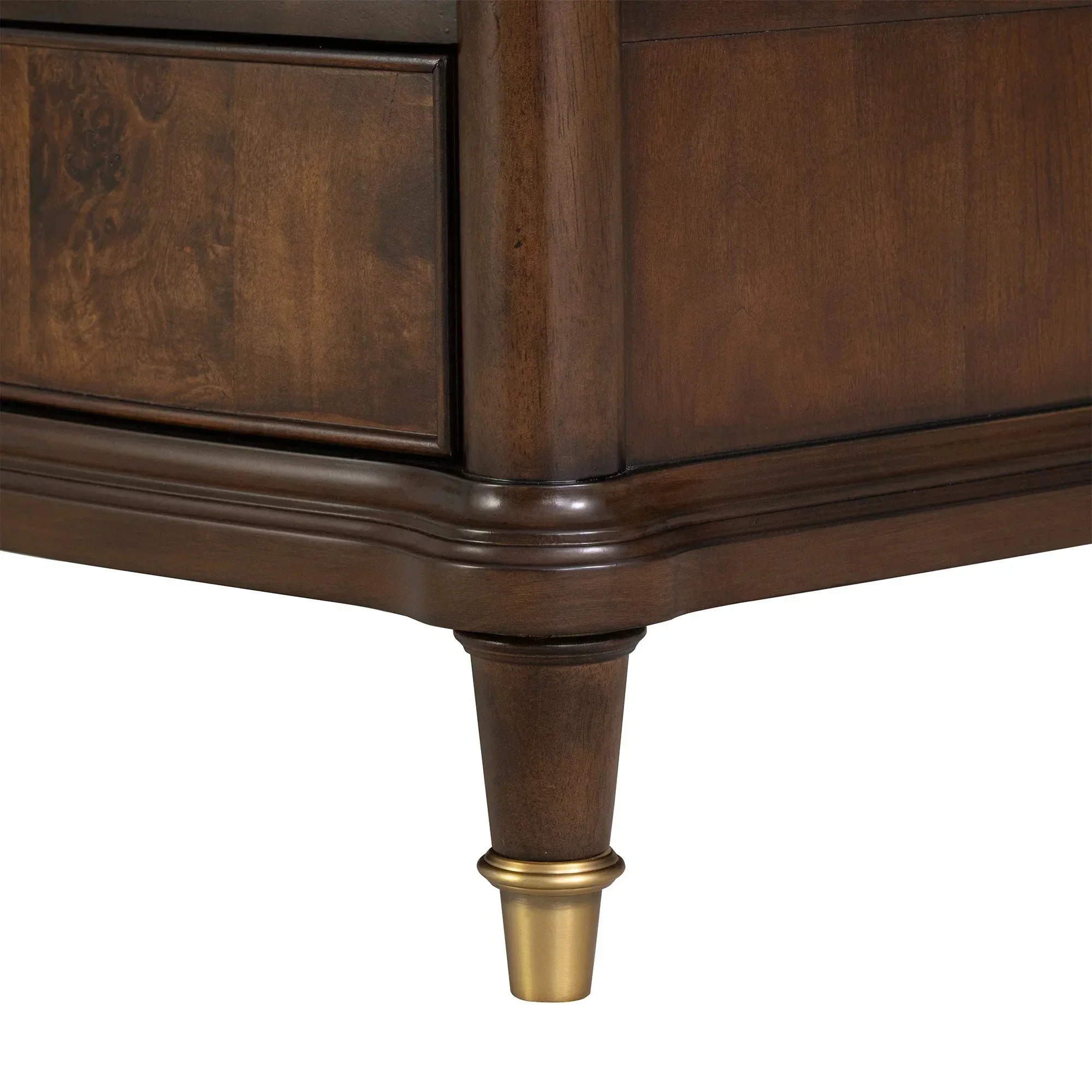 Parrot Uncle 30.5-Inch Westerham French Nightstand Power Outlet with LED Light in Dark Brown (FM74001CH-N-PU) - Image 5