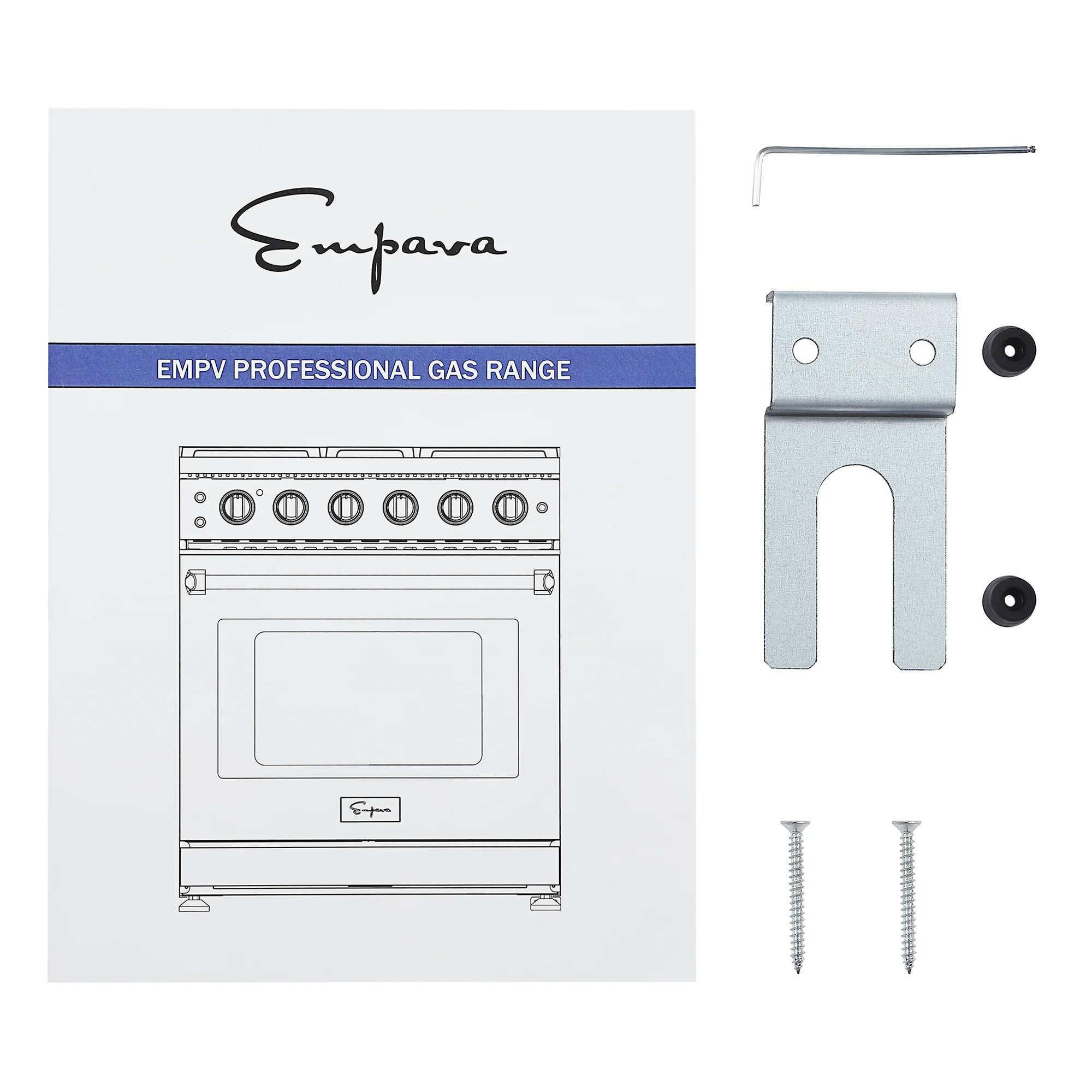 Empava 30-Inch Pro-Style Slide-In Single Oven Gas Range in Stainless Steel (EMPV-30GR10) - Image 10