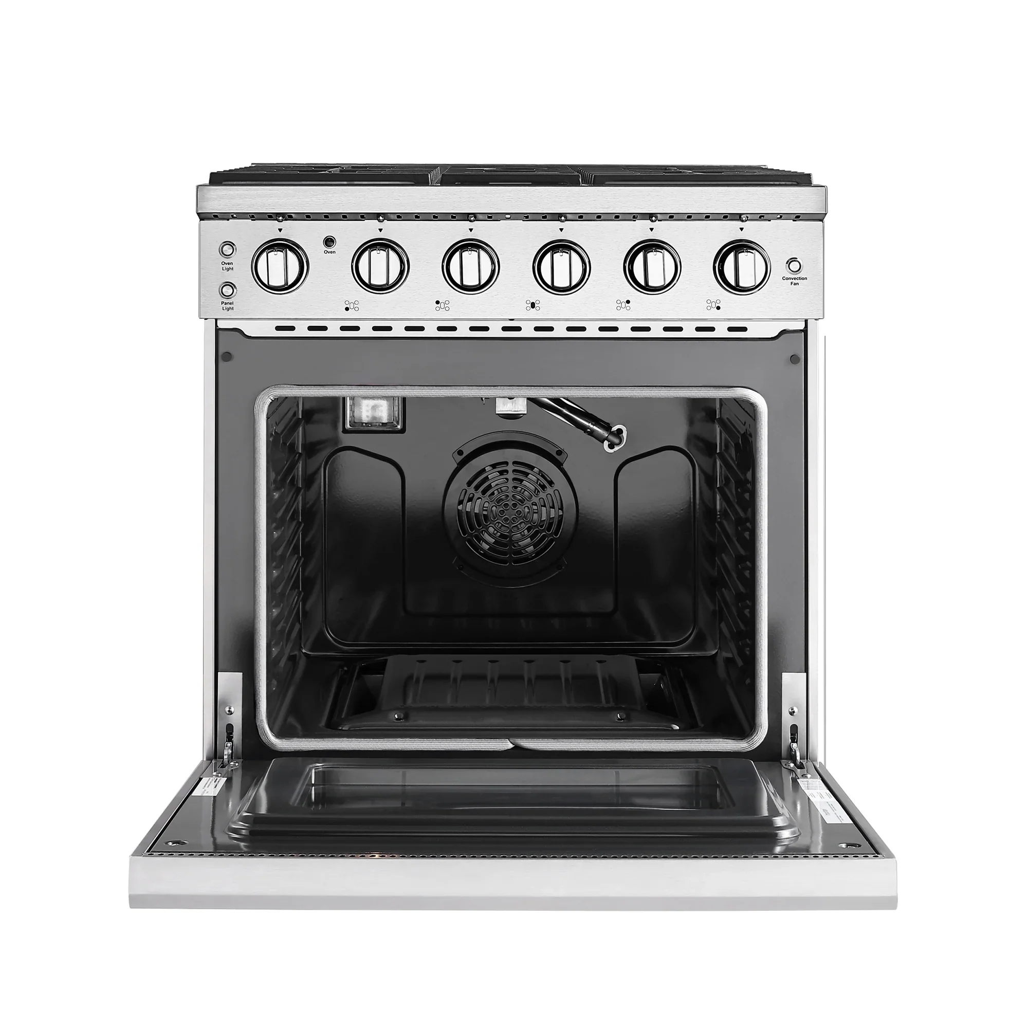 Empava 30-Inch Pro-Style Slide-In Single Oven Gas Range in Stainless Steel (EMPV-30GR10) - Image 5