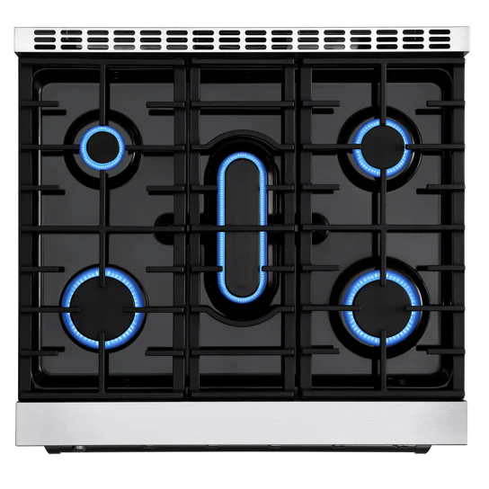 Empava 30-Inch Pro-Style Slide-In Single Oven Gas Range in Stainless Steel (EMPV-30GR10) - Image 6