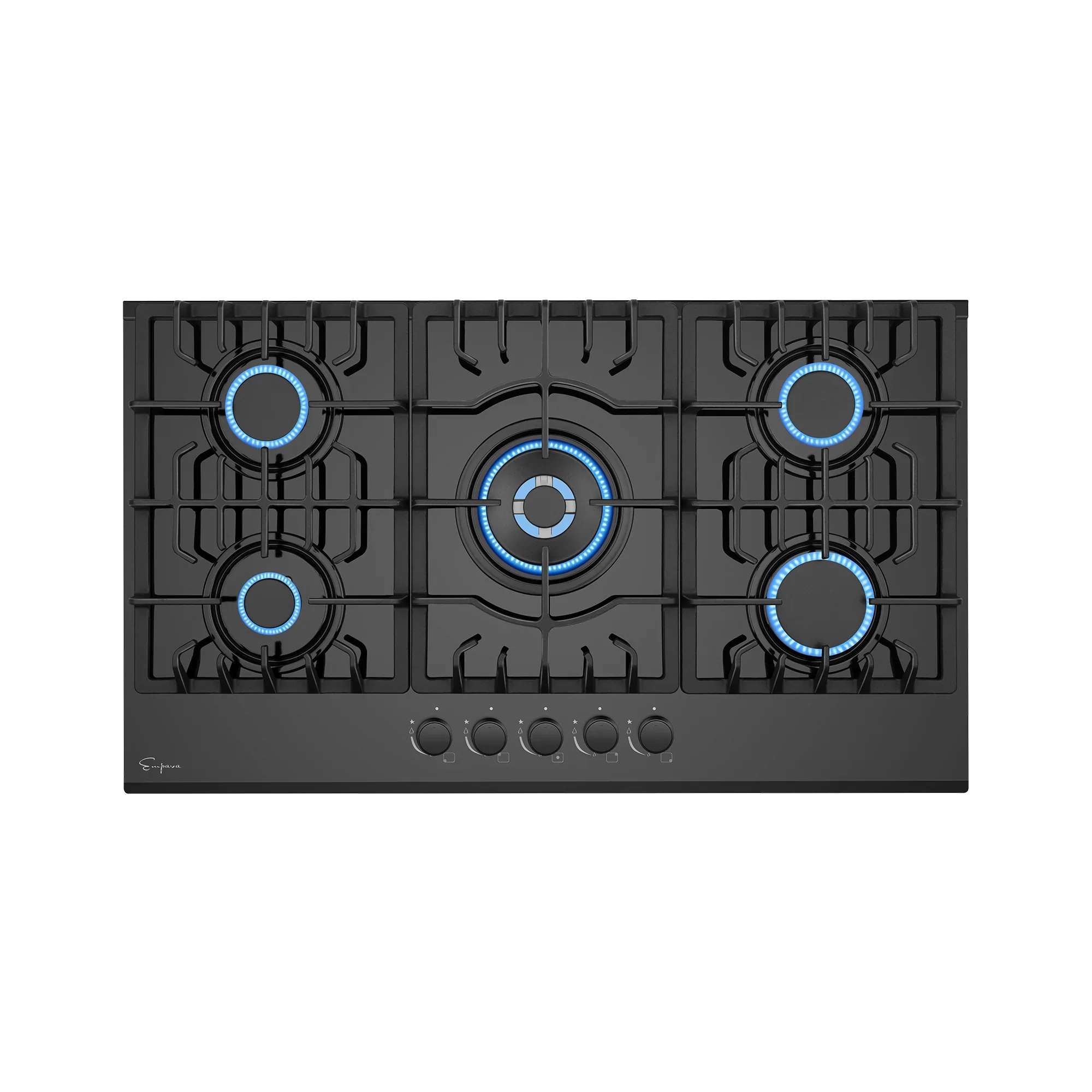 Empava 30-Inch Built-In Natural Gas Cooktops in Black (EMPV-30GC26) - Image 3