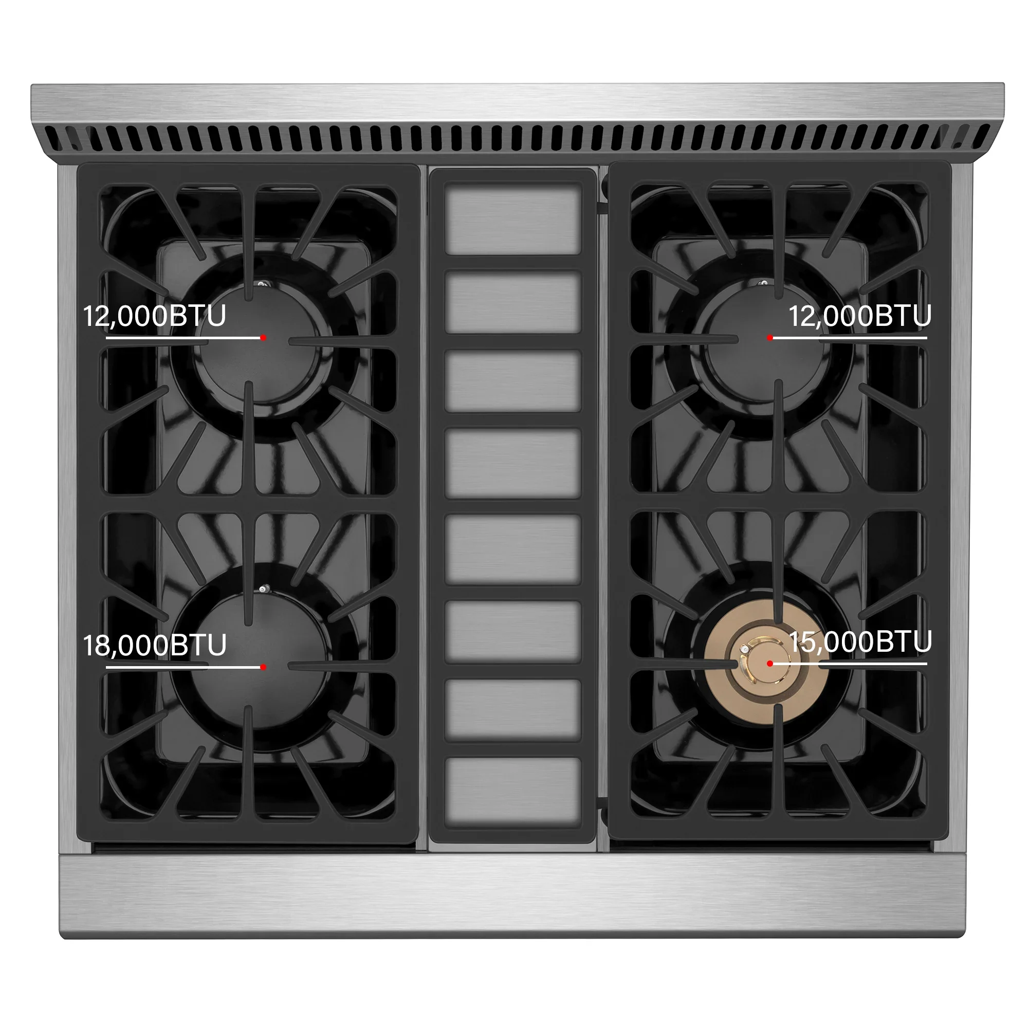 Empava 30-Inch Freestanding Range Gas Cooktop and Oven (EMPV-30GR03) - Image 8