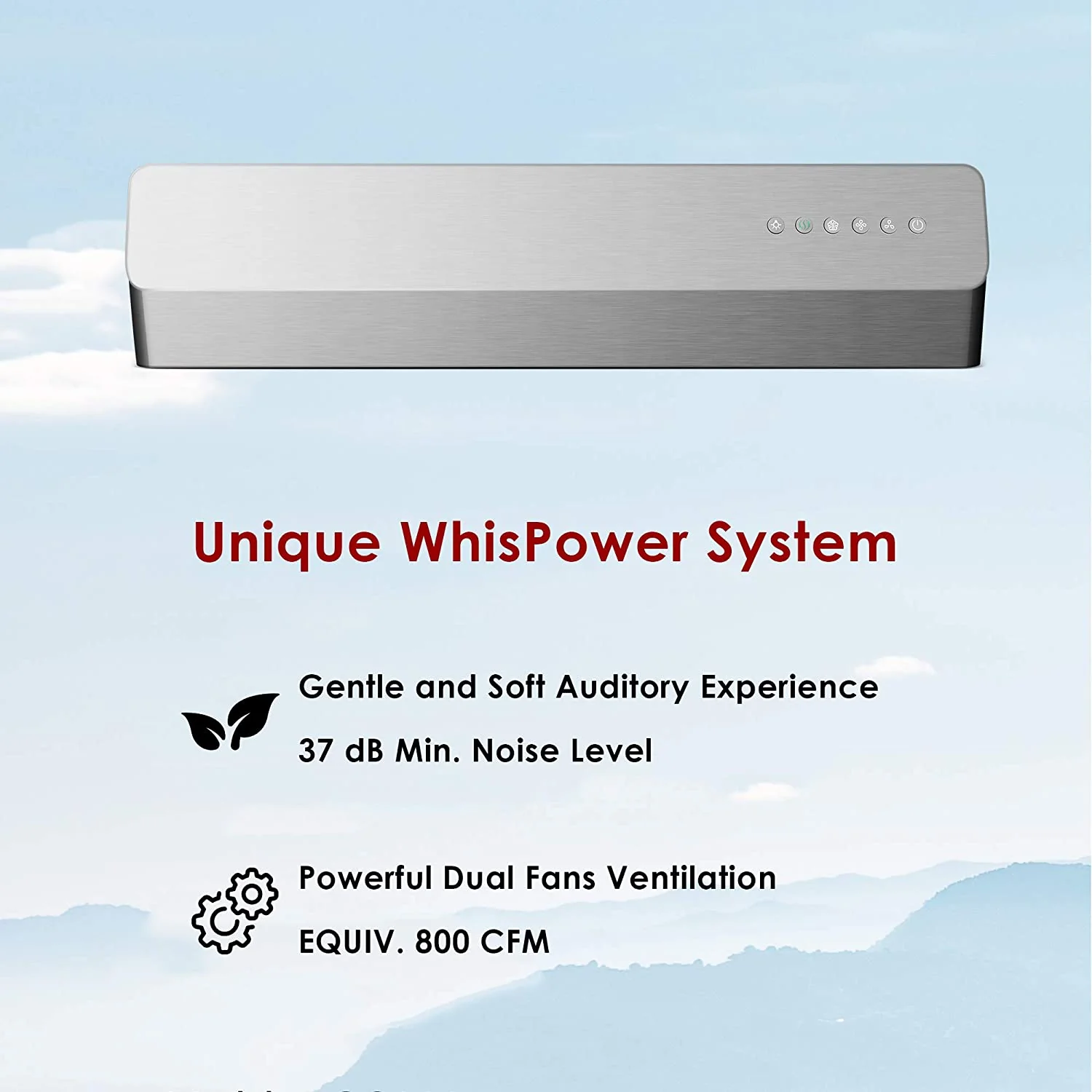 Fotile Pixie Air Series 30-Inch 800 CFM Slim Line Under Cabinet Range Hood with WhisPower Motors and Capture-Shield Technology for Powerful & Quiet Cooking Ventilation (UQS3001) - Image 8