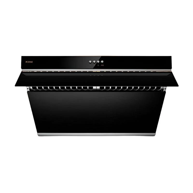Fotile Slant Vent Series 30" 850 CFM Under Cabinet or Wall Mount Range Hood with 2 LED lights, and Push Buttons in Onyx Black Tempered Glass (JQG7522) - Image 3