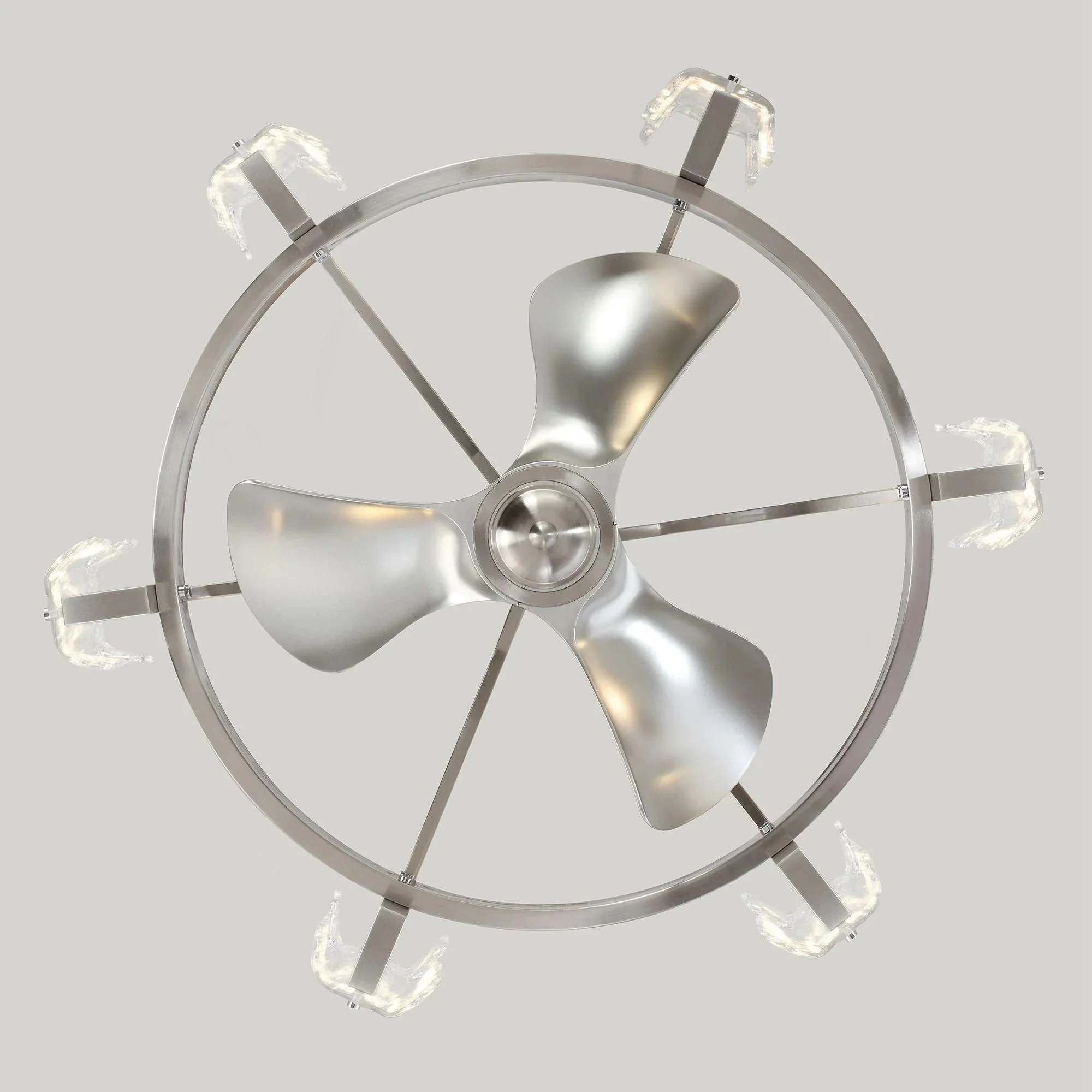 Parrot Uncle 34-Inch Bucholz Modern DC Motor Brushed Nickel Downrod Mount Reversible Ceiling Fan with LED Lighting and Remote Control (A829006CA110V) - Image 15