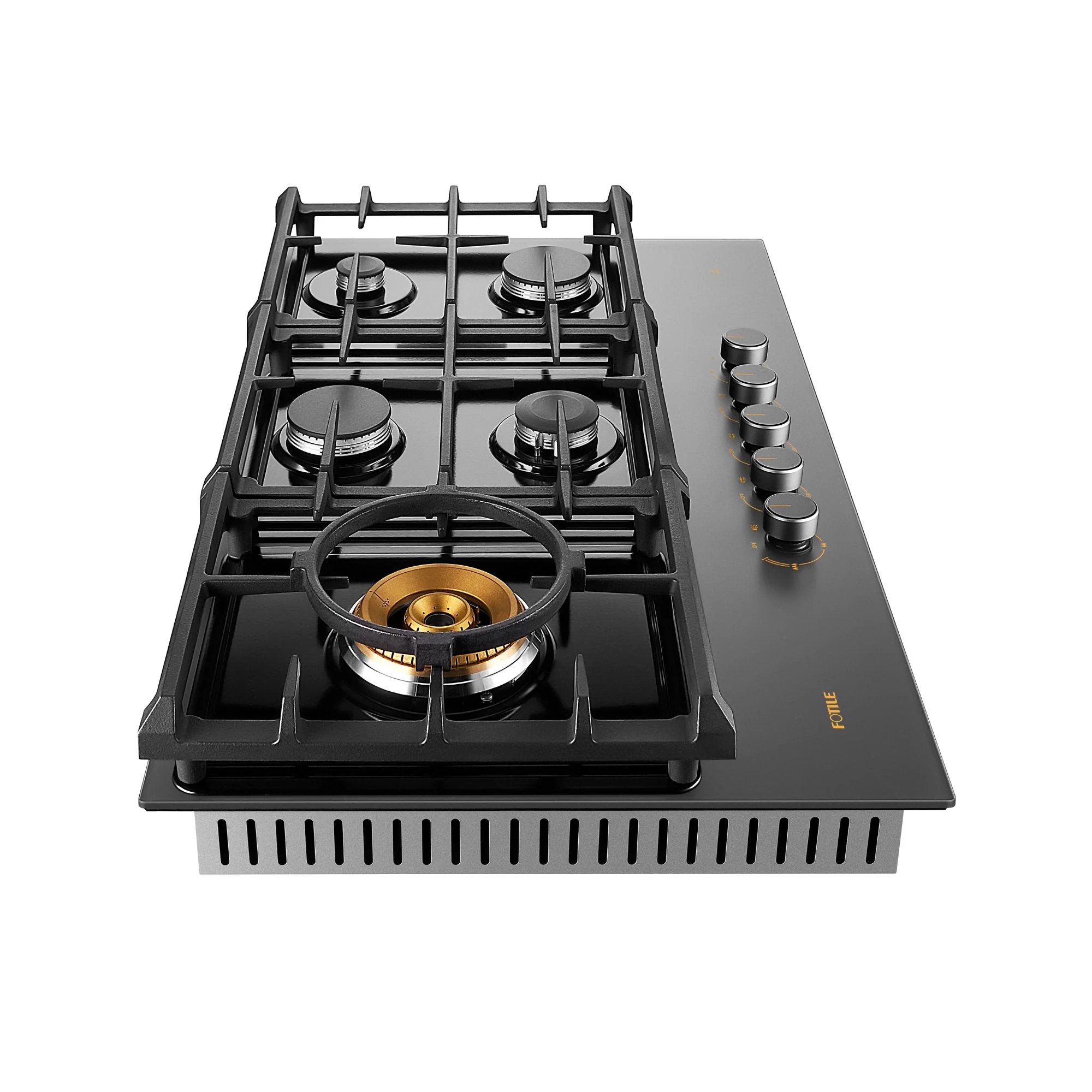 Fotile 36-Inch Anti-Glare Glass Tri-Ring Gas Cooktop (GLG36501 / GLG36501-Y) - Image 4