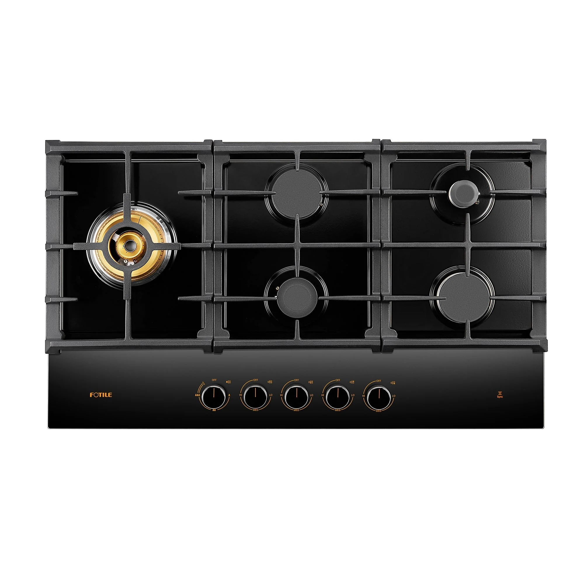Fotile 36-Inch Anti-Glare Glass Tri-Ring Gas Cooktop (GLG36501 / GLG36501-Y) - Image 7
